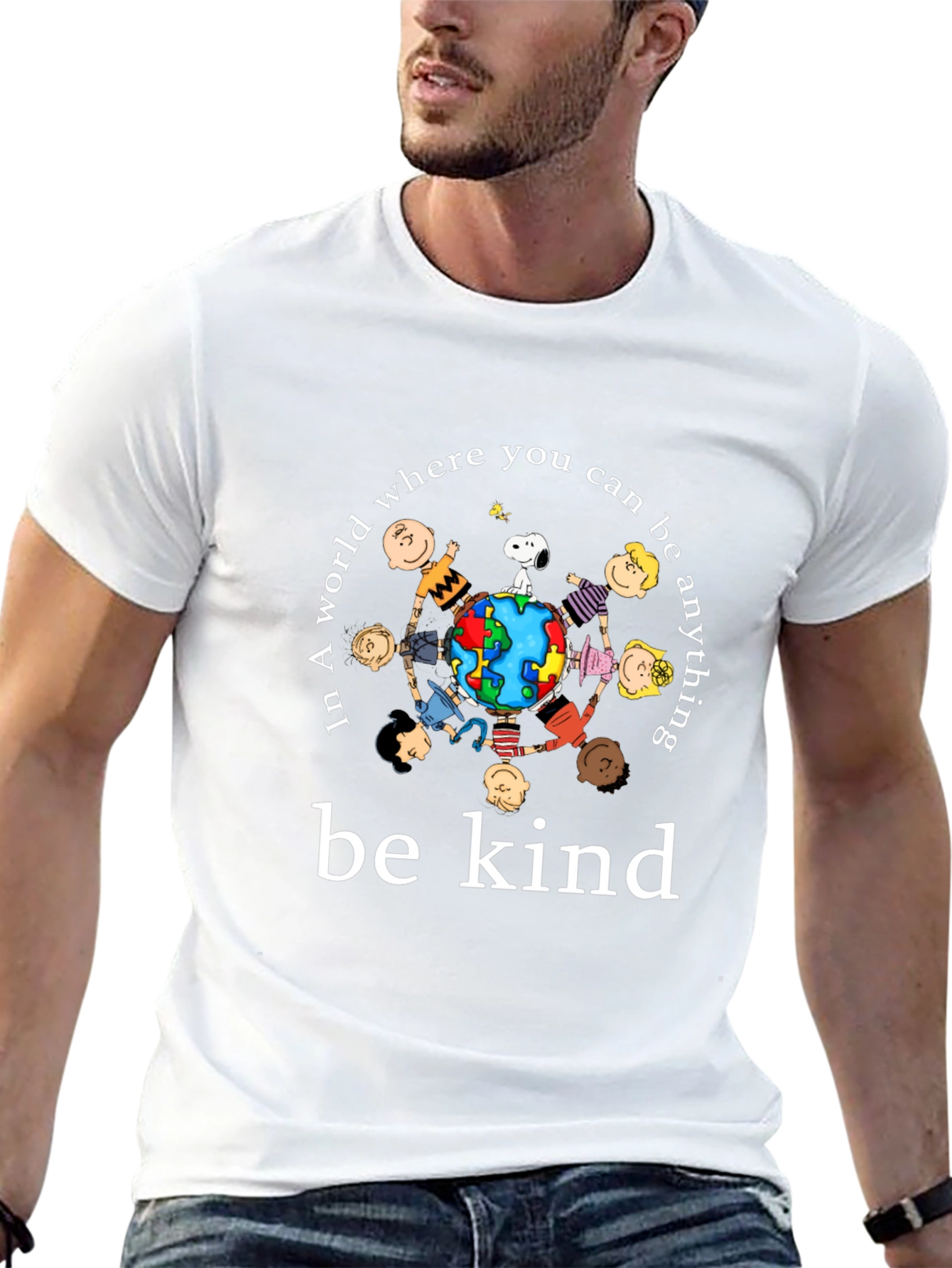 Black Be Kind Graphic Tee view 13