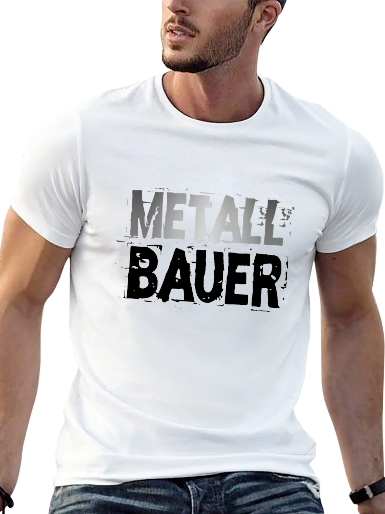Black Metallbauer Black Graphic T-Shirt view 13