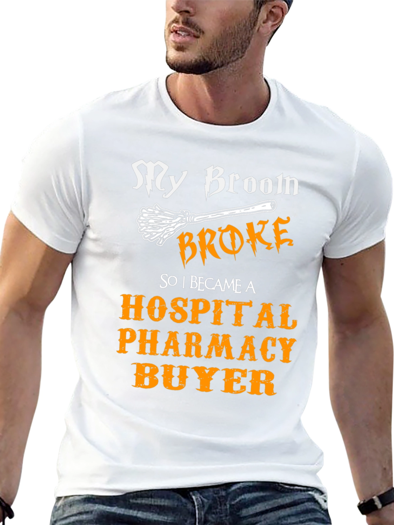 Black Funny Hospital Pharmacy Buyer T-Shirt view 13