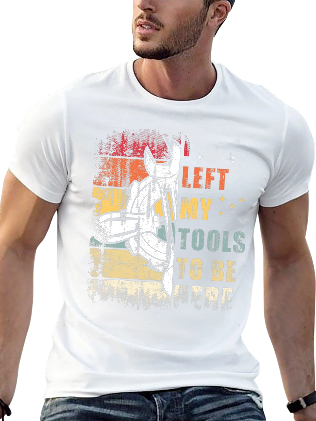 Black Mechanic Tools Graphic T-Shirt view 13