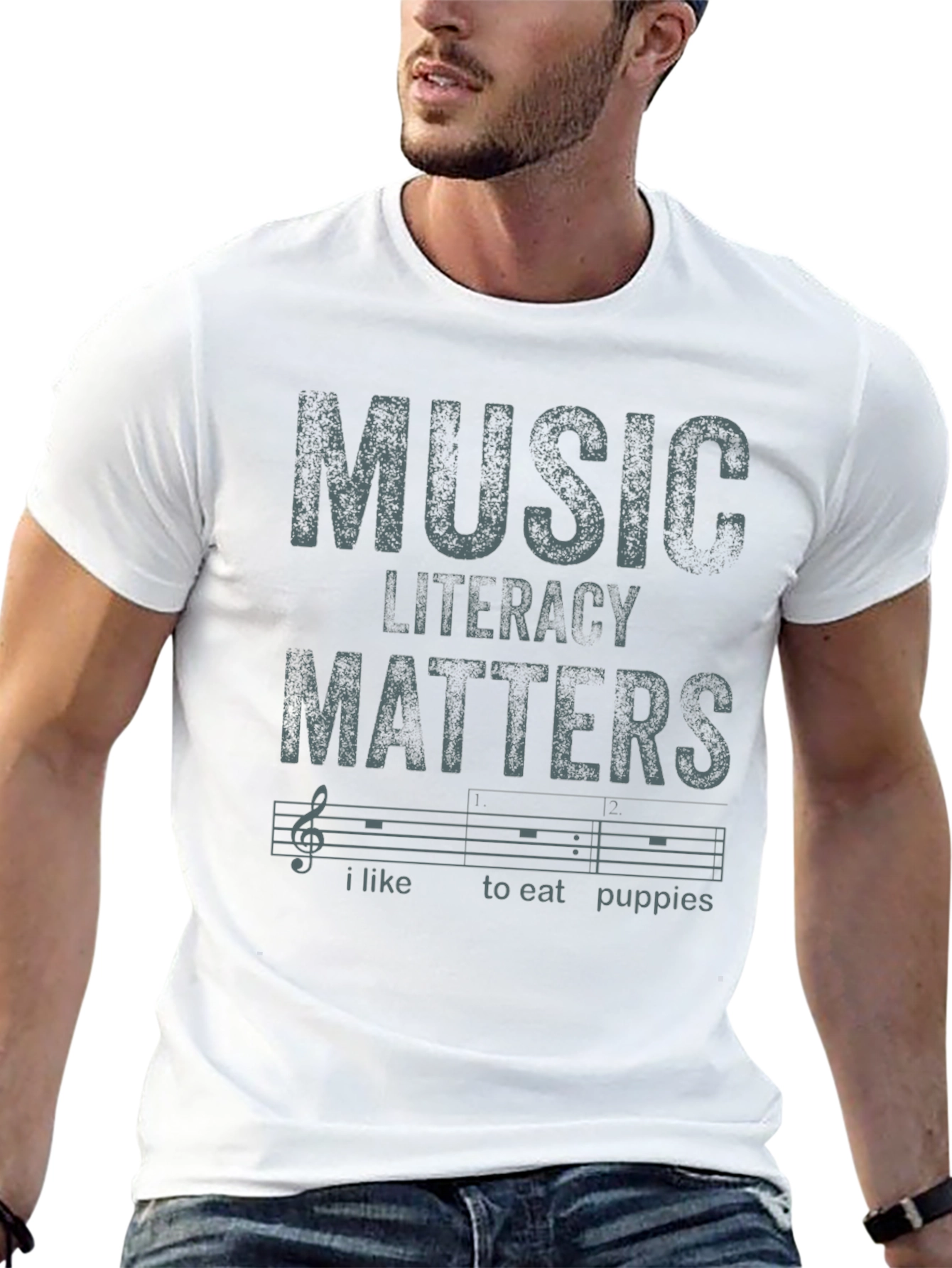 Black Music Literacy Matters T-Shirt view 13