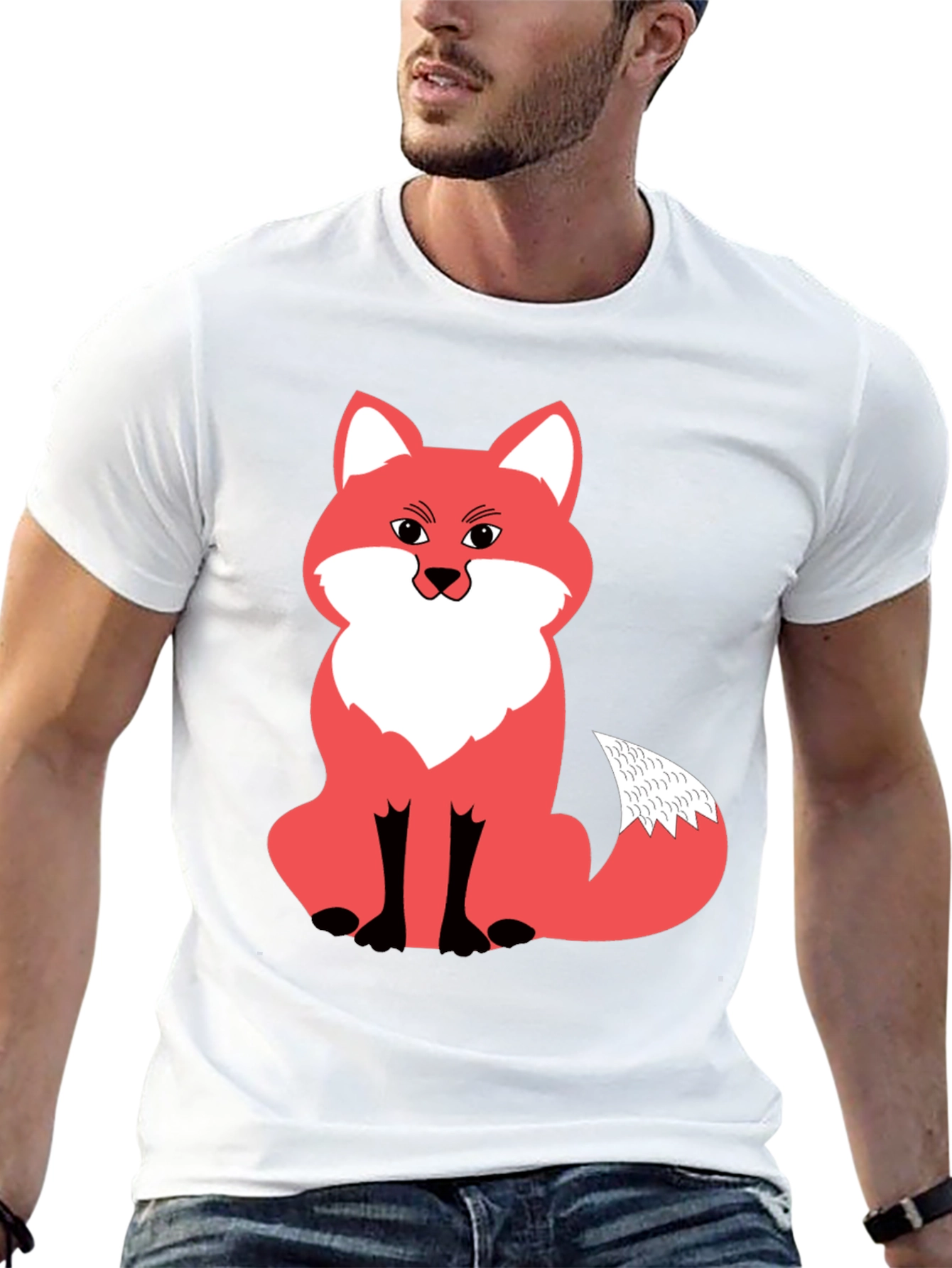 Black Fox Graphic Tee - Casual Comfort view 13