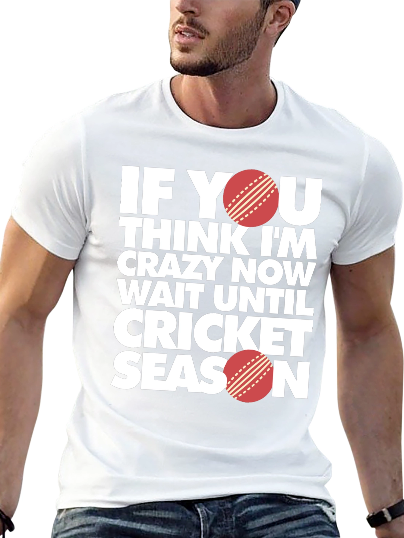 Black Cricket Season T-Shirt - Funny Sports Tee view 13