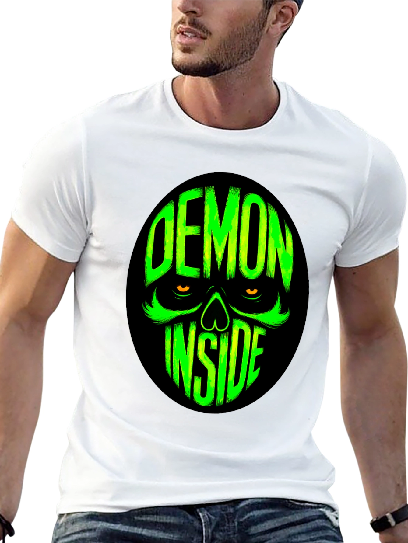 Black Demon Inside Graphic Tee - Black view 13
