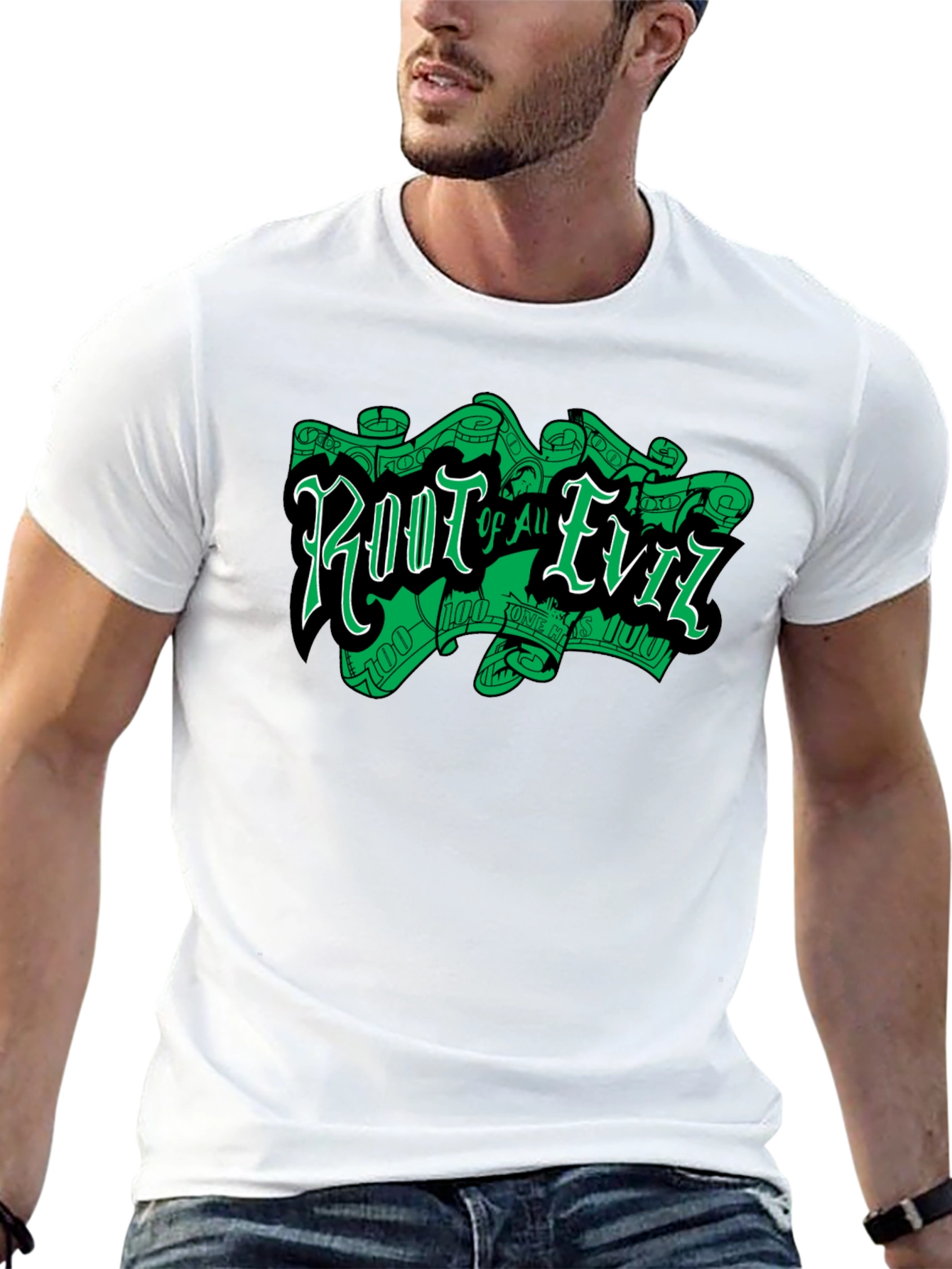 Root of All Evil Graphic Tee - Black - 13