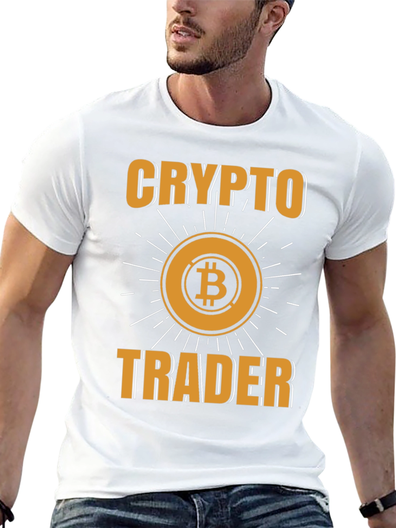 Black Crypto Trader Bitcoin T-Shirt view 13