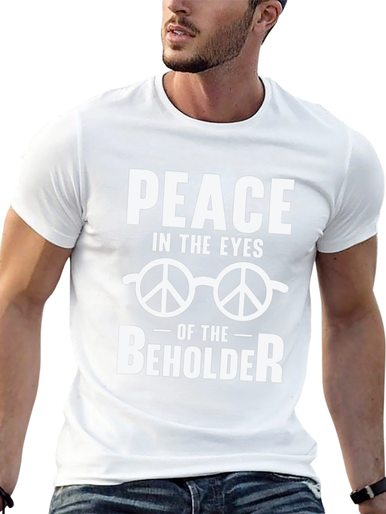 Black Peace in the Eyes T-Shirt view 13