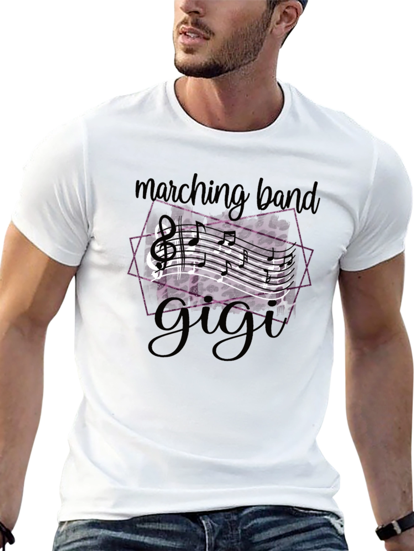 Black Marching Band Gigi T-Shirt - Music Lover Tee view 13