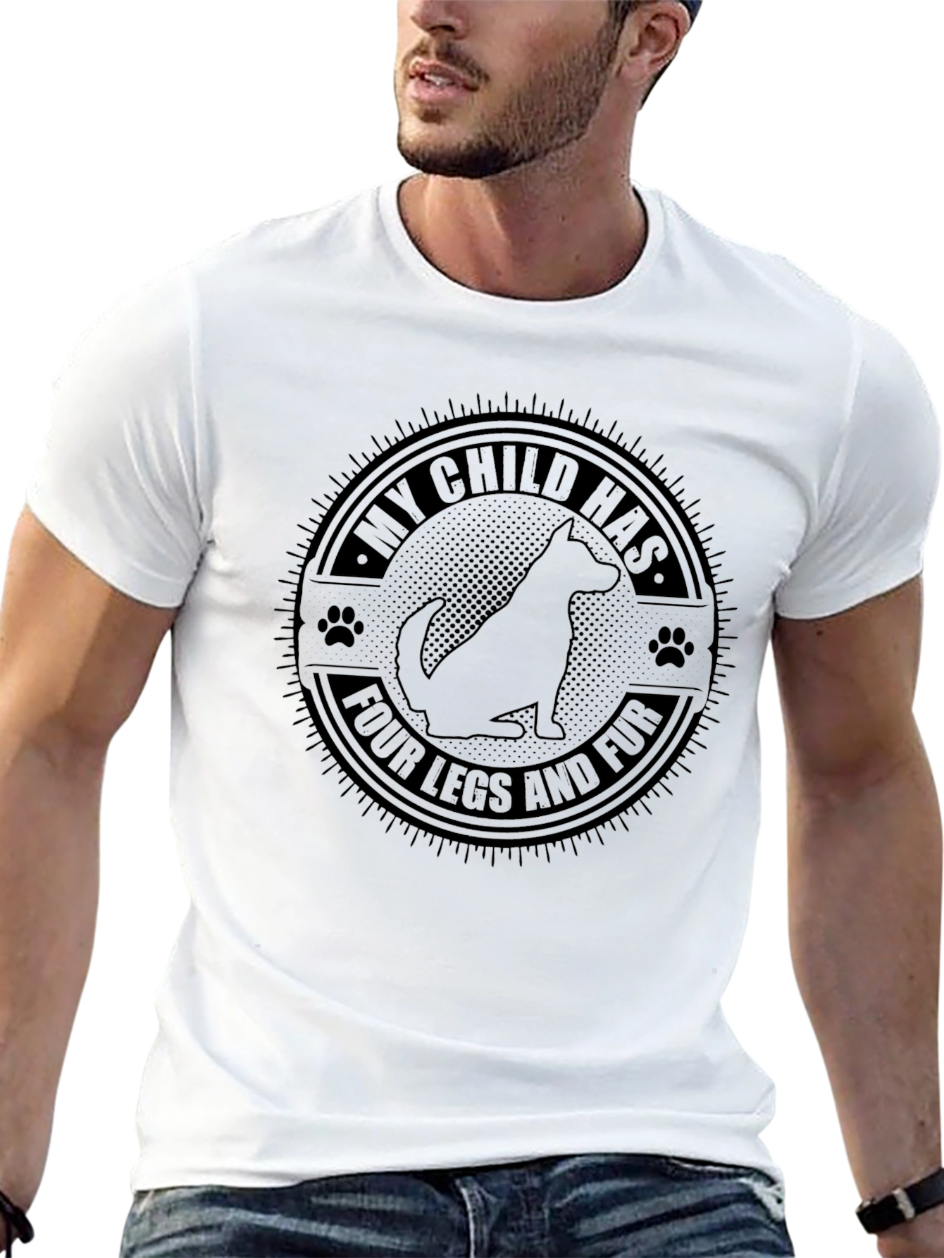 My Child Has Four Legs and Fur T-Shirt - 13