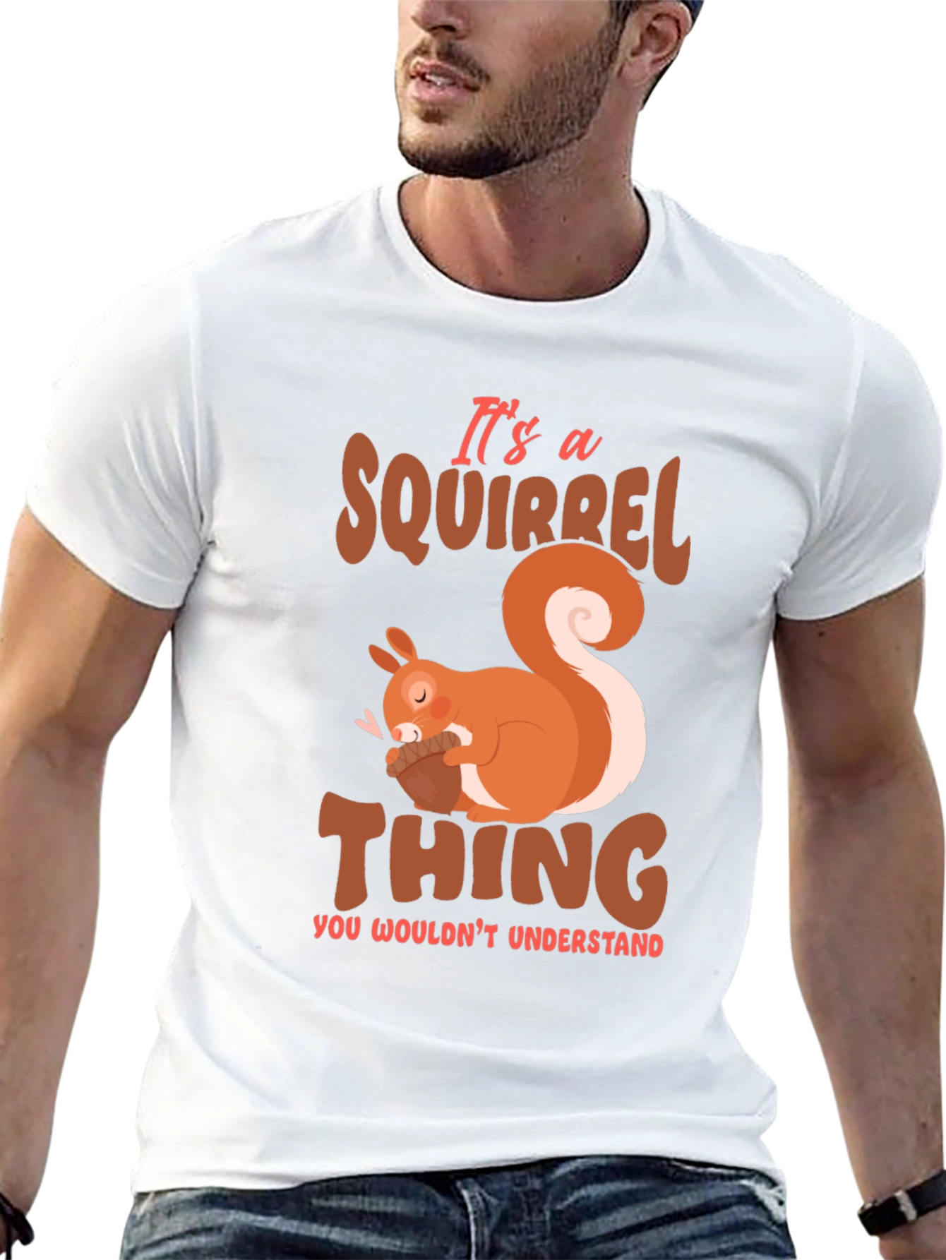 Black Squirrel Thing T-Shirt - Cute Animal Graphic Tee view 13