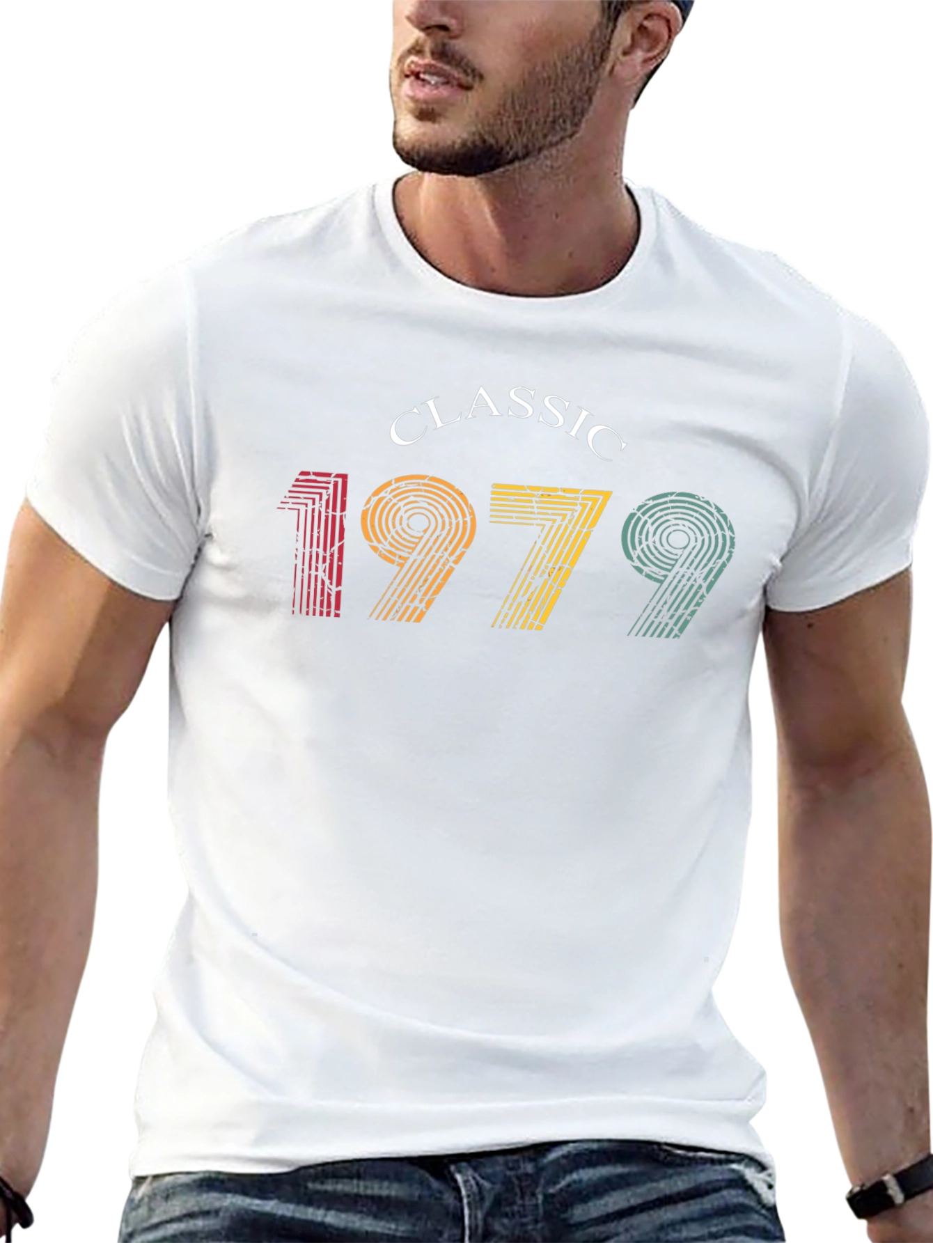 Black Classic 1979 Retro T-Shirt view 13