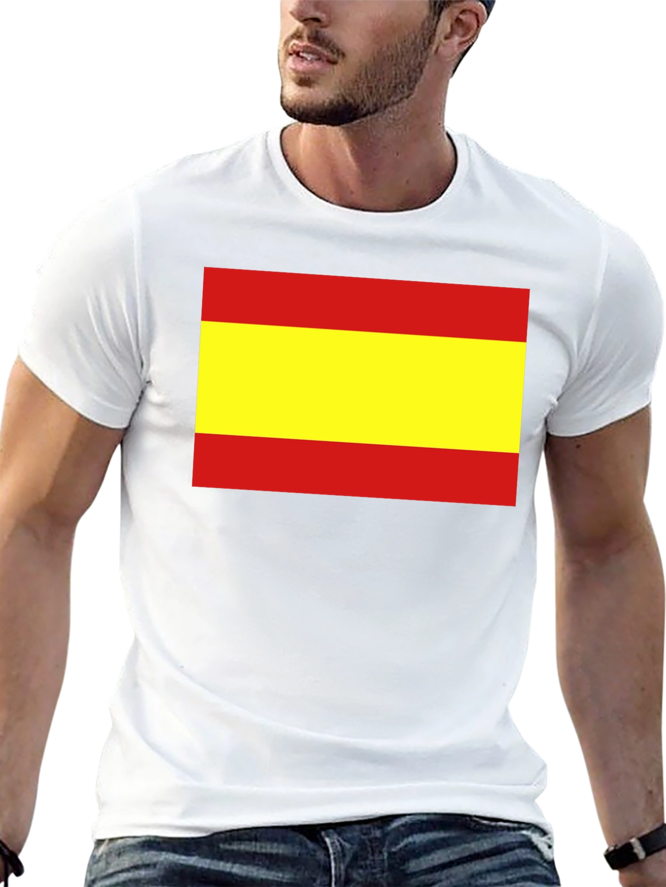 Black Spain Flag T-Shirt - Show Your Support! view 13