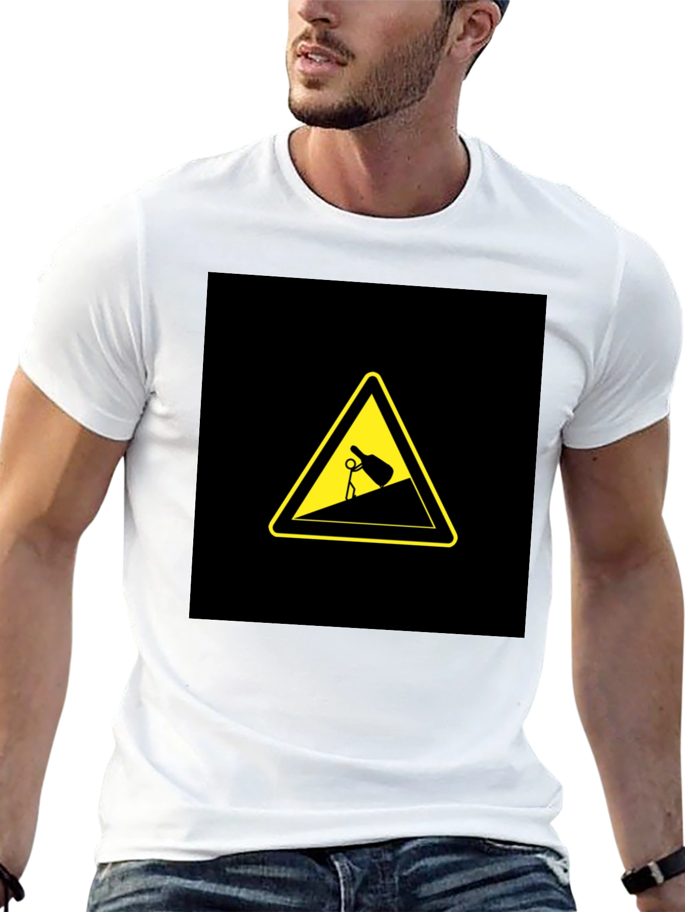 Black Warning: Heavy Drinker T-Shirt - Funny Graphic Tee view 13