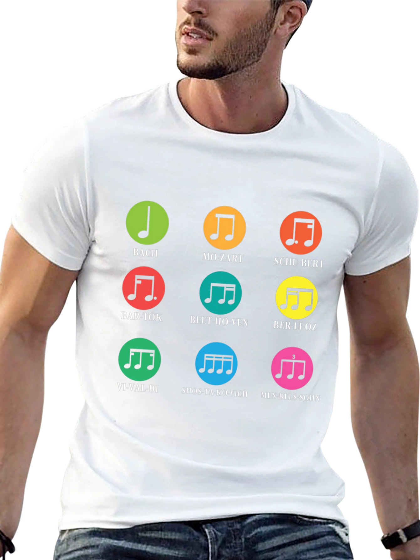 Black Musical Composer T-Shirt | Bach, Mozart, Beethoven & More view 13