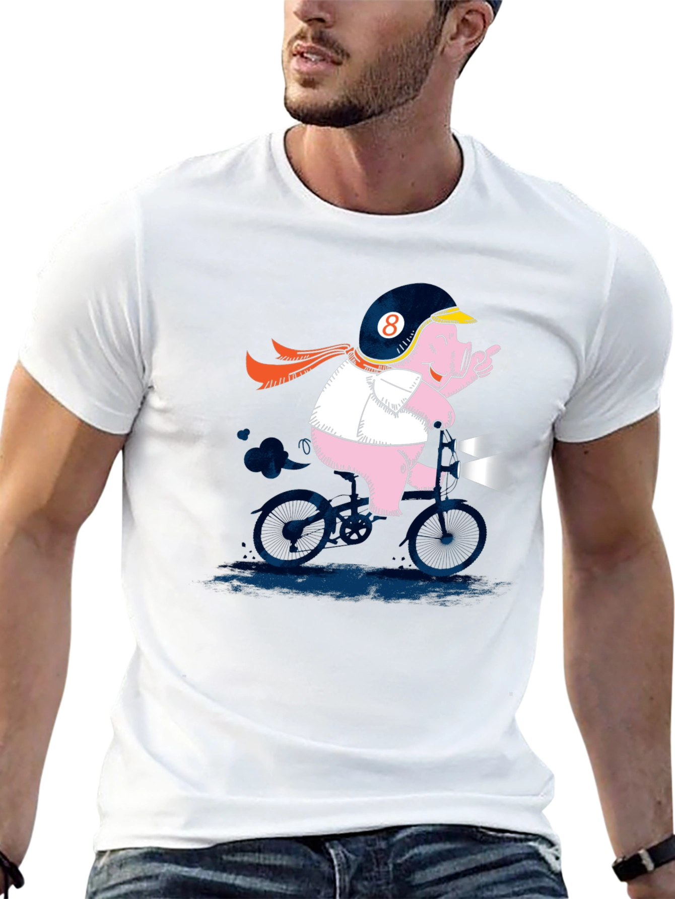 Pig on a Bike T-Shirt - 13