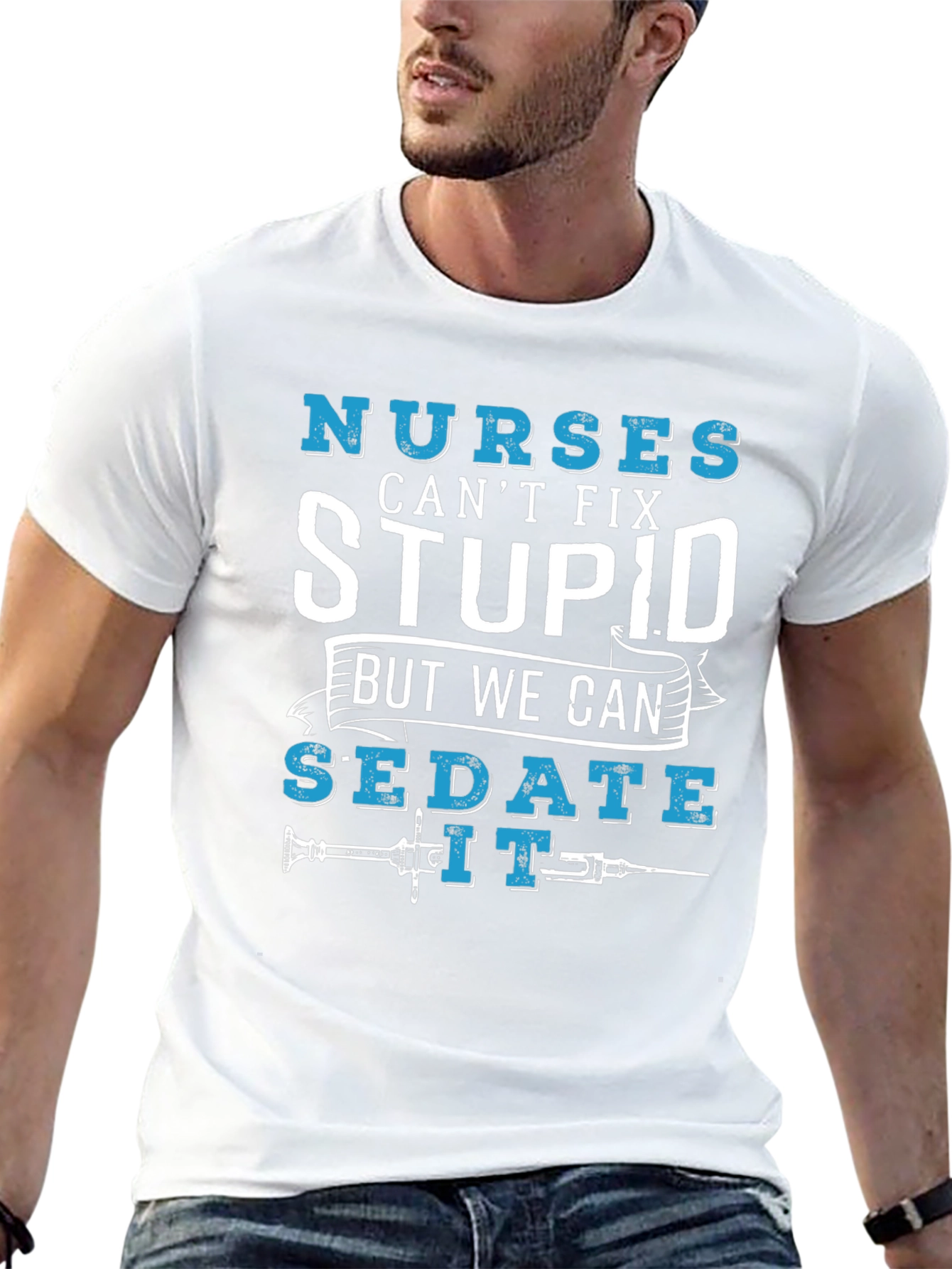 Black Nurses Can't Fix Stupid T-Shirt view 13