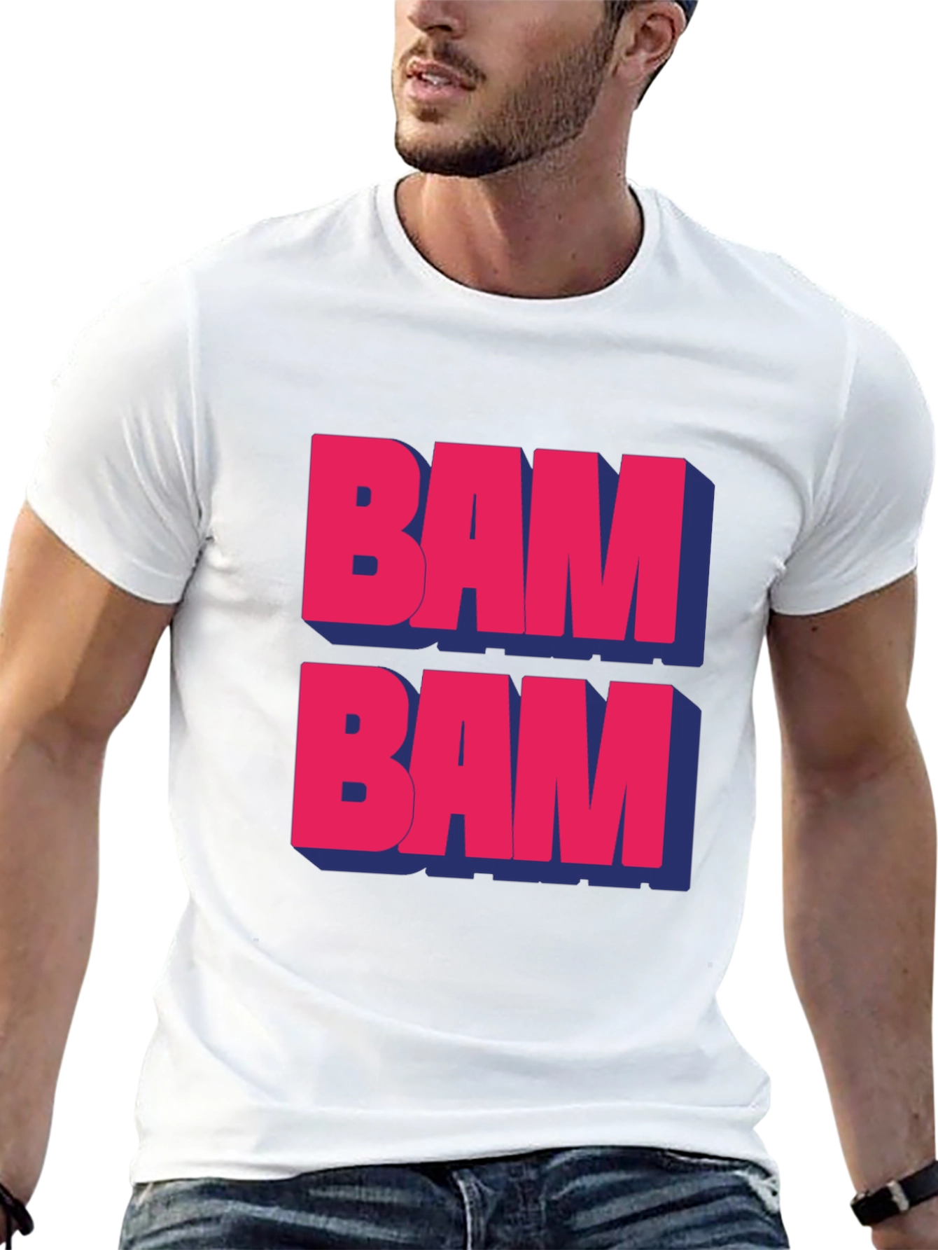 Black BAM BAM Graphic T-Shirt - Bold & Stylish view 13