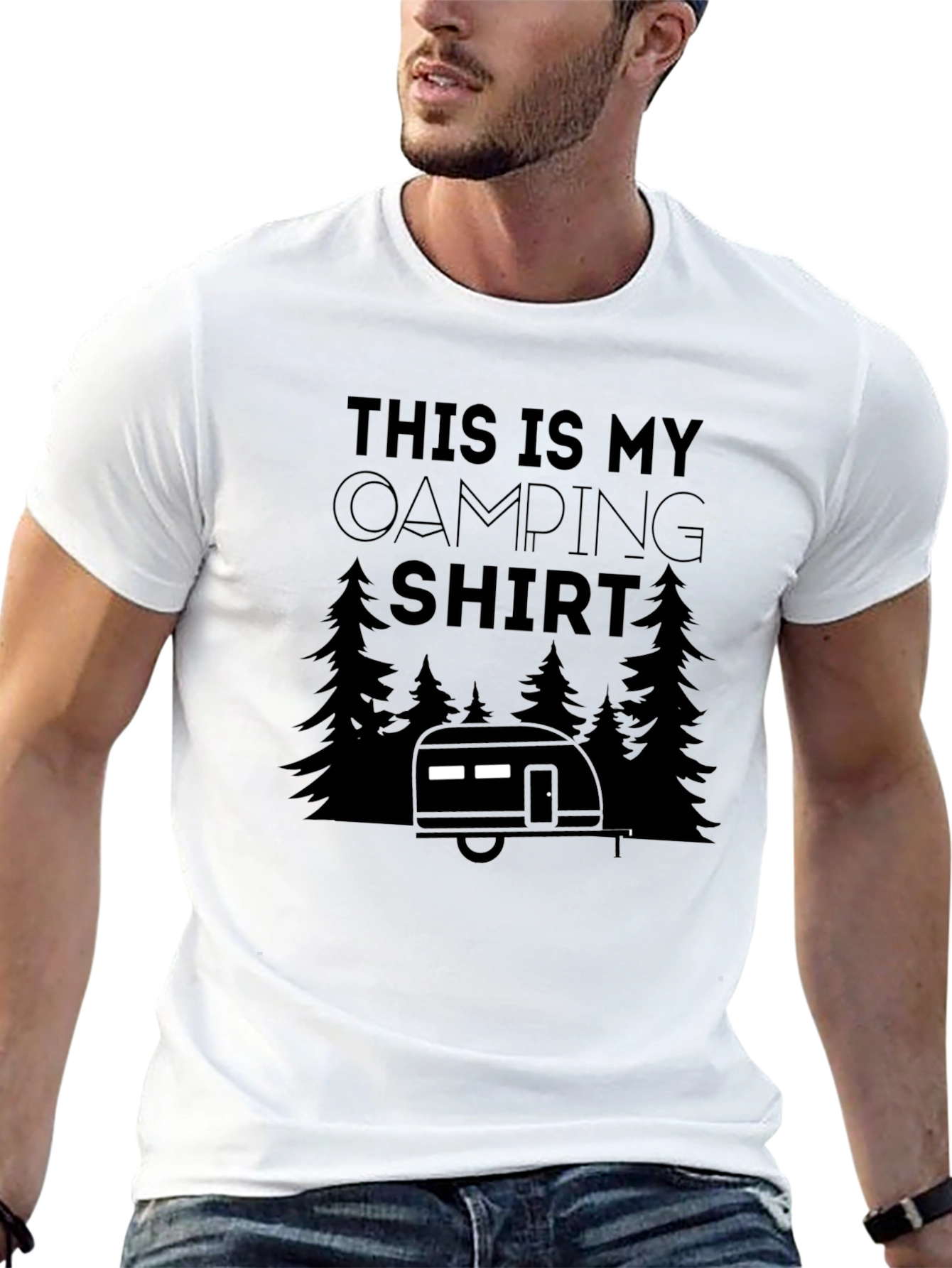 Black Camping Shirt - This Is My Camping Shirt view 13