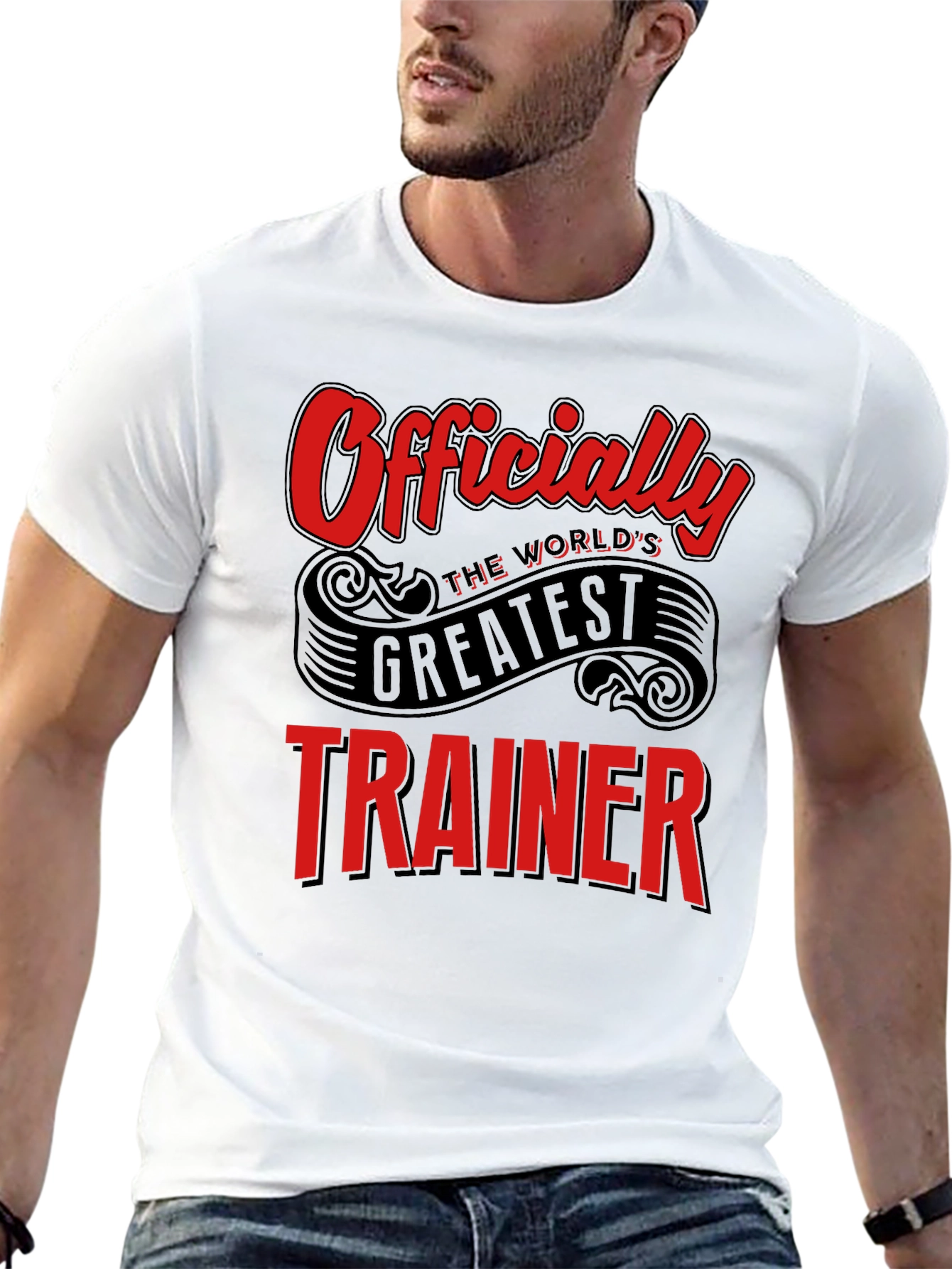 Black World's Greatest Trainer Black T-Shirt view 13