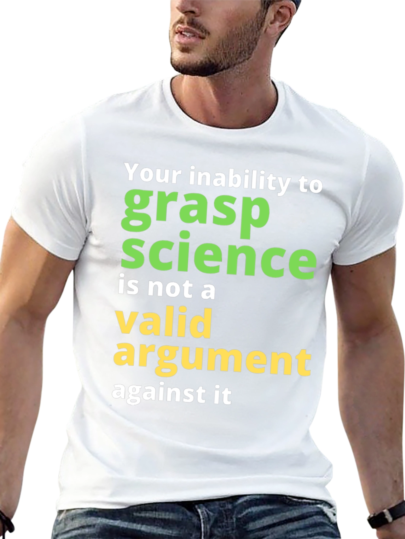 Black Science Humor T-Shirt: Grasp Science view 13