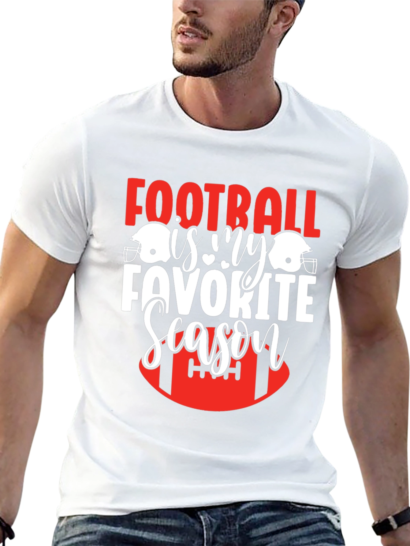 Black Football Is My Favorite Season T-Shirt view 13