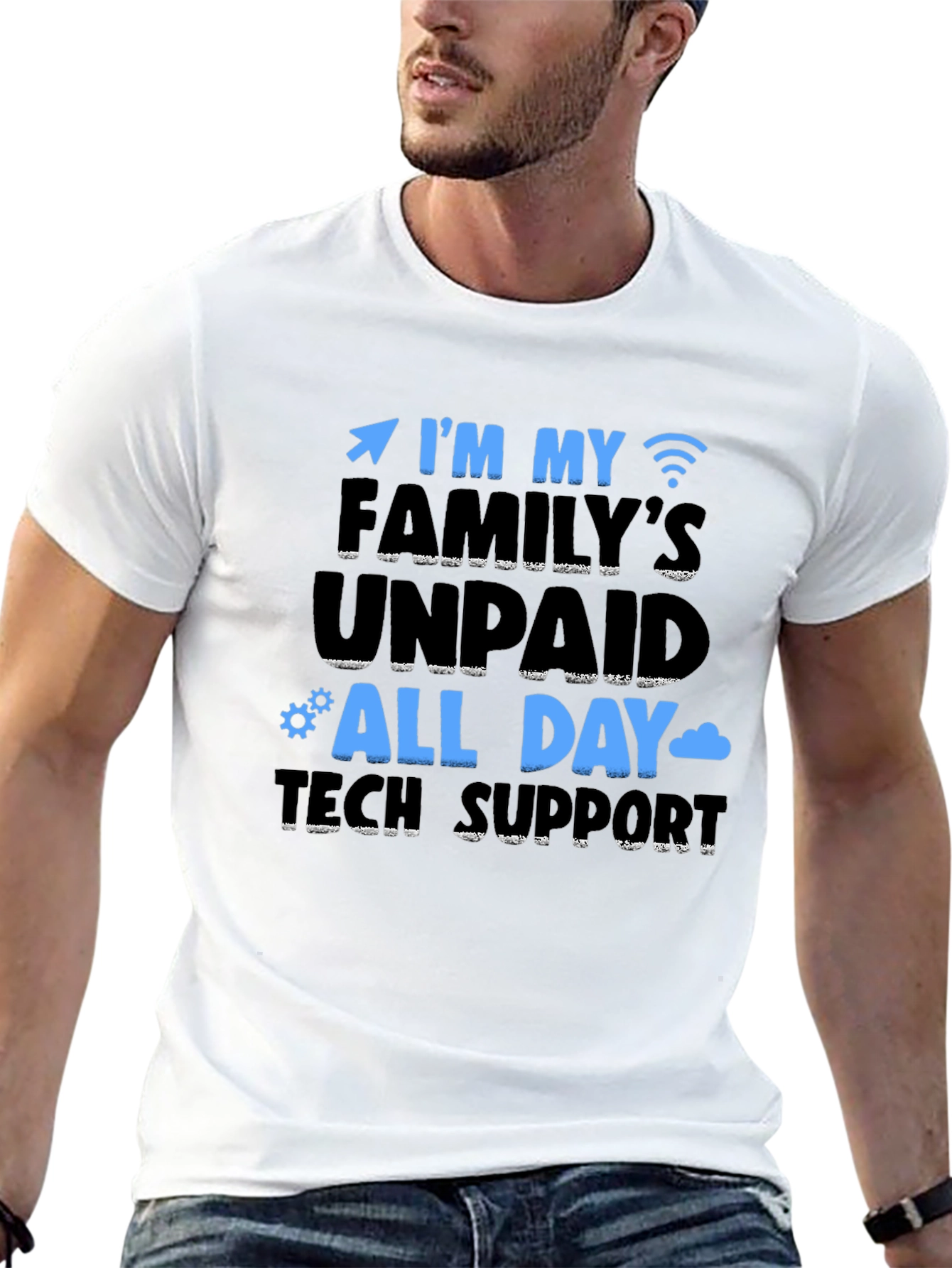 Black Family's Unpaid Tech Support T-Shirt view 13