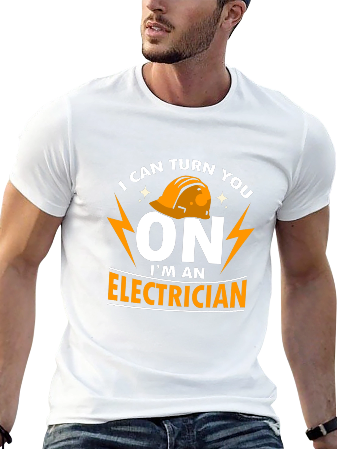Black I Can Turn You On Electrician T-Shirt view 13