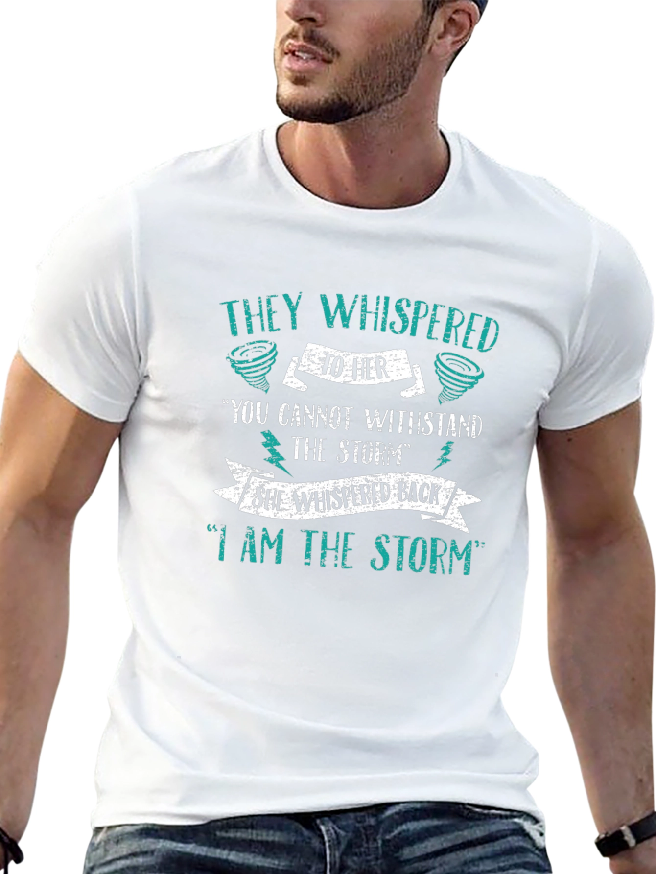 I Am The Storm Graphic T-Shirt - 13