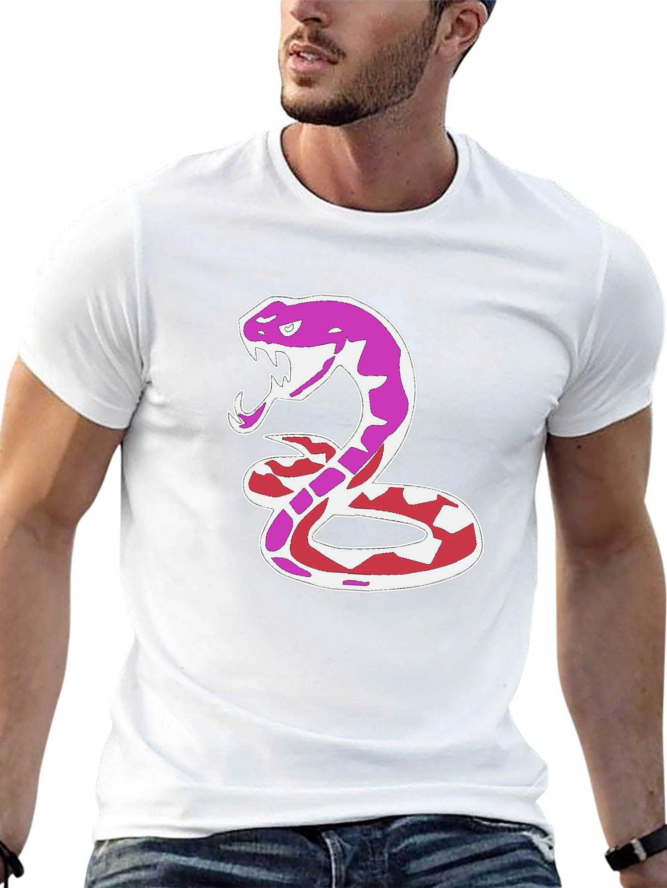 Black Snake Graphic T-Shirt view 13
