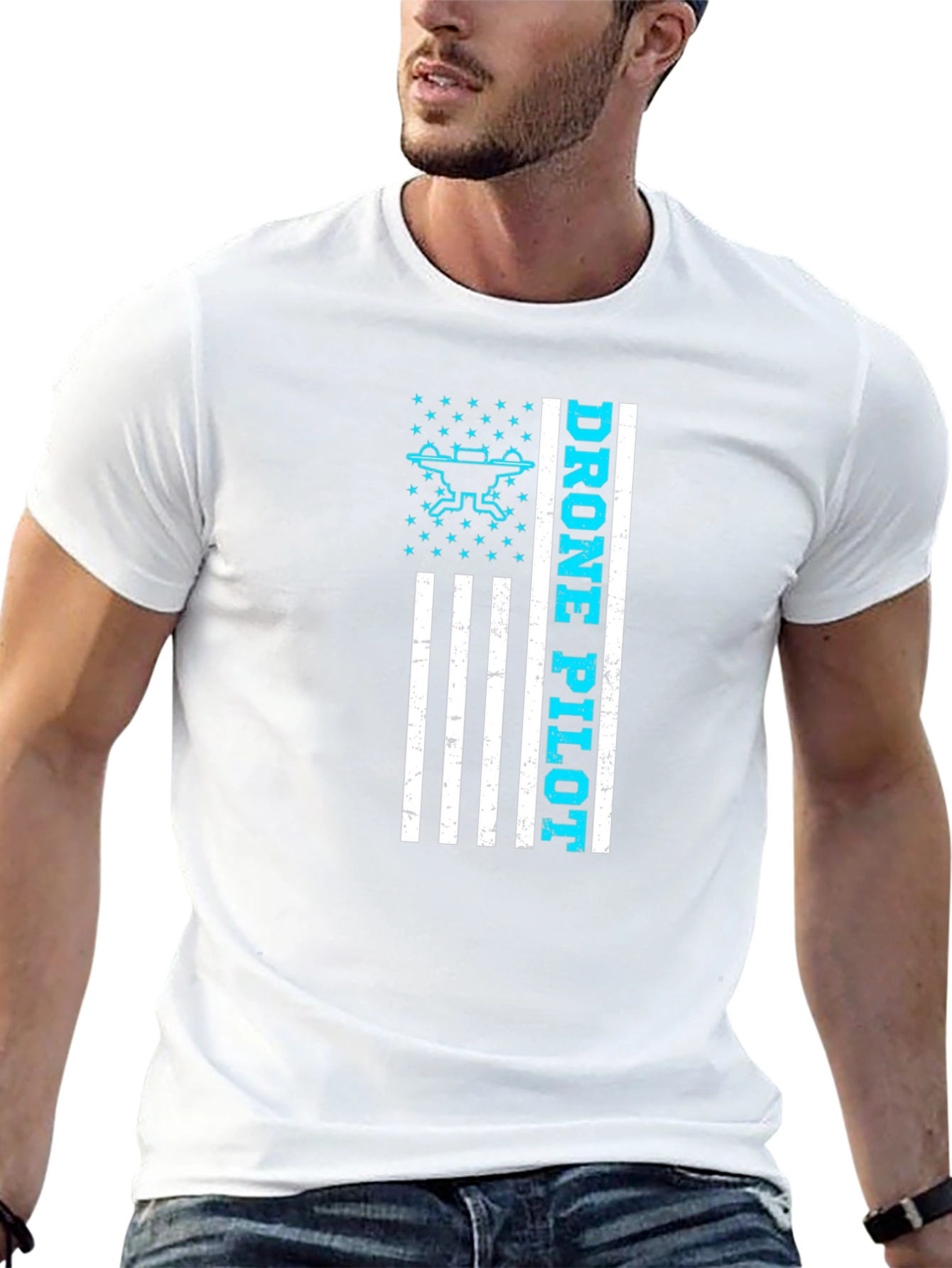 Drone Pilot T-Shirt - American Flag Design - 13