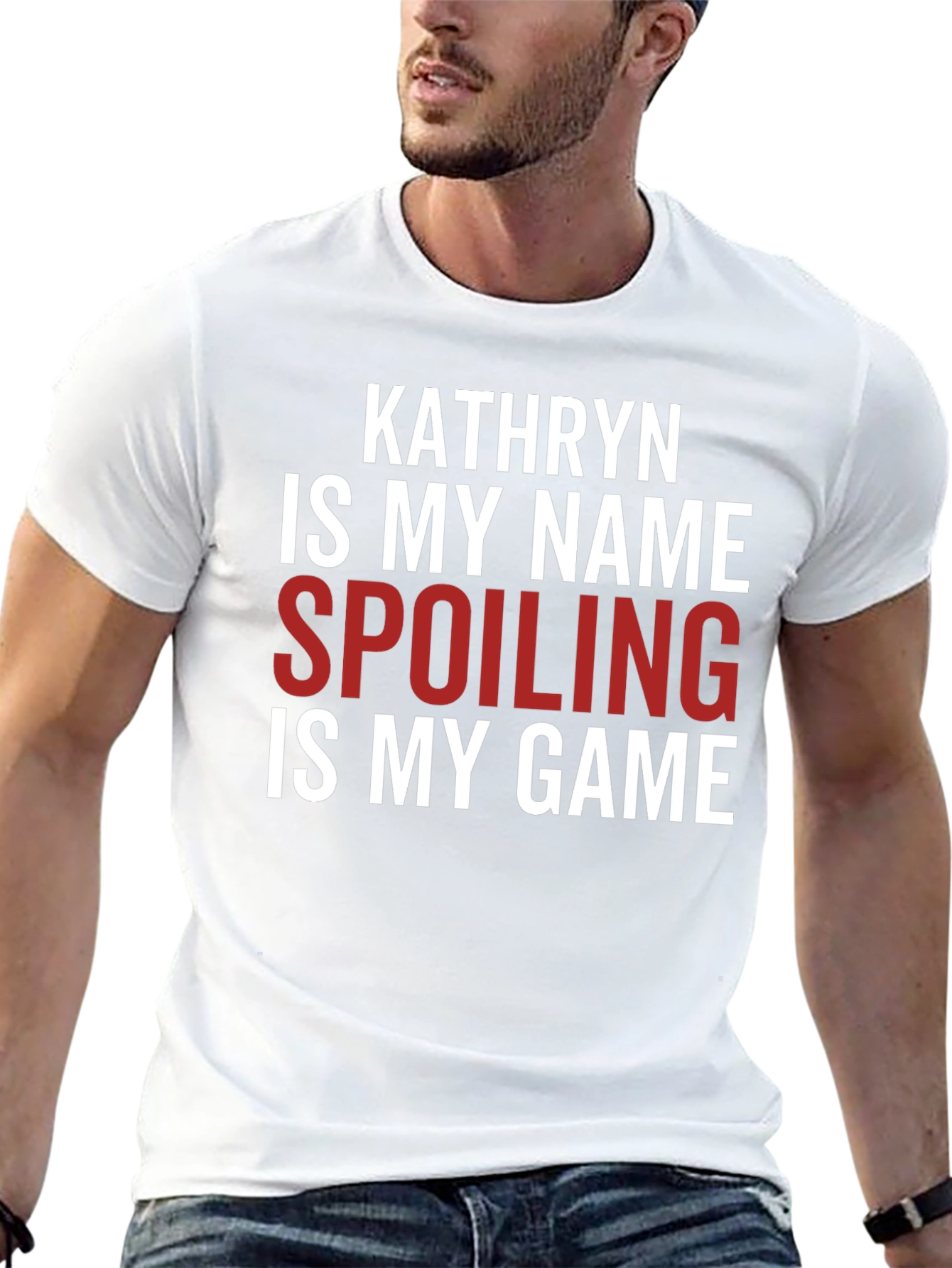 Black Kathryn Spoiling Is My Game T-Shirt view 13