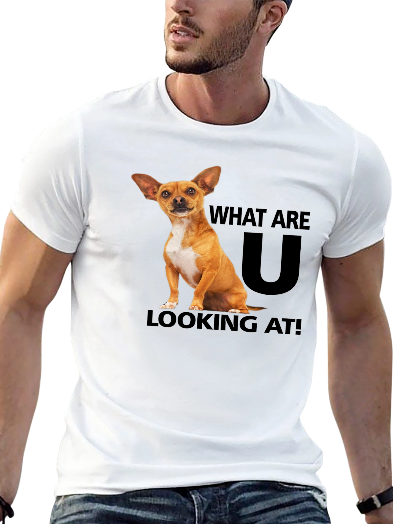 Black Dog T-Shirt: What Are You Looking At? view 13