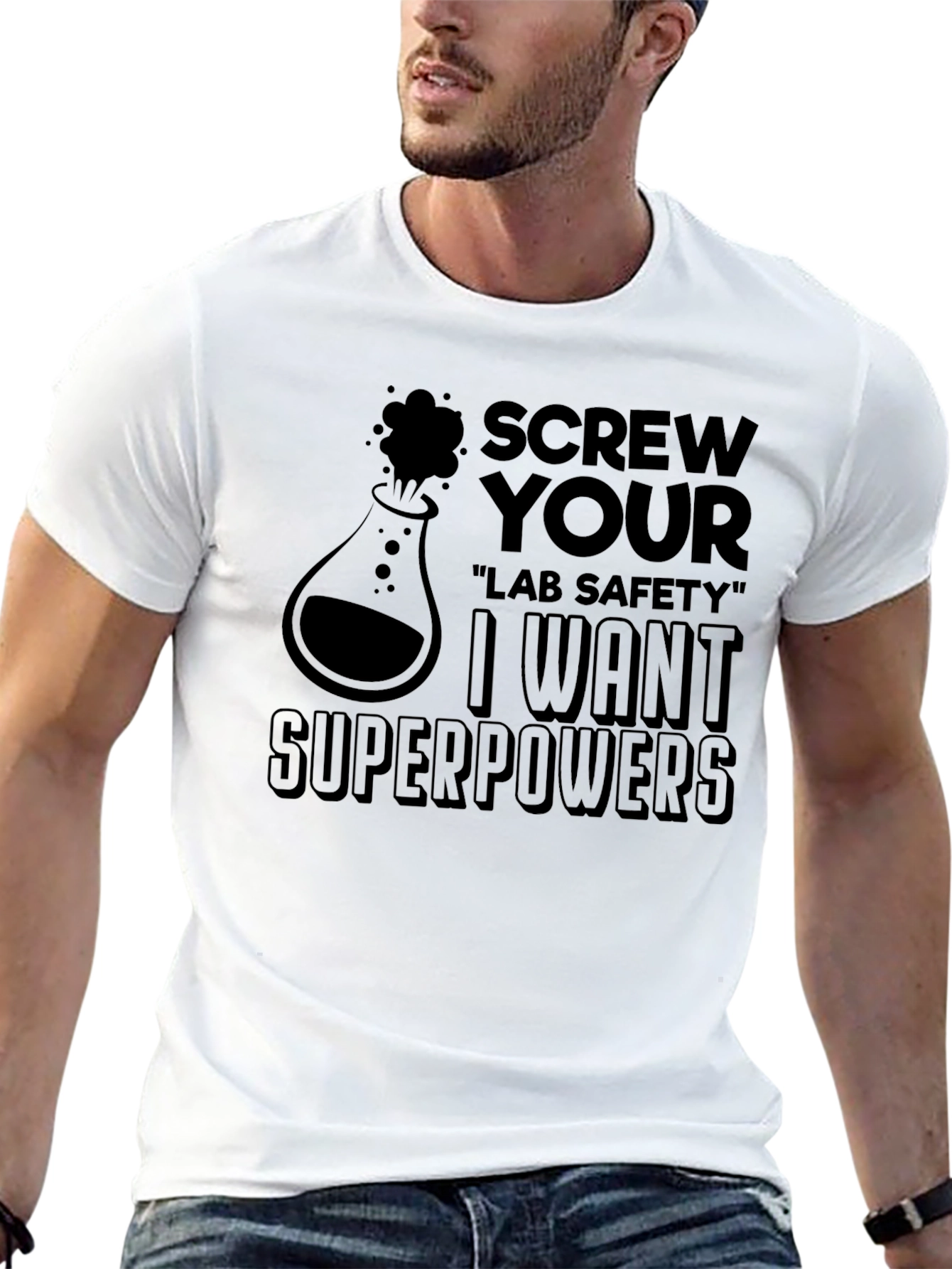 Black Screw Lab Safety T-Shirt view 13