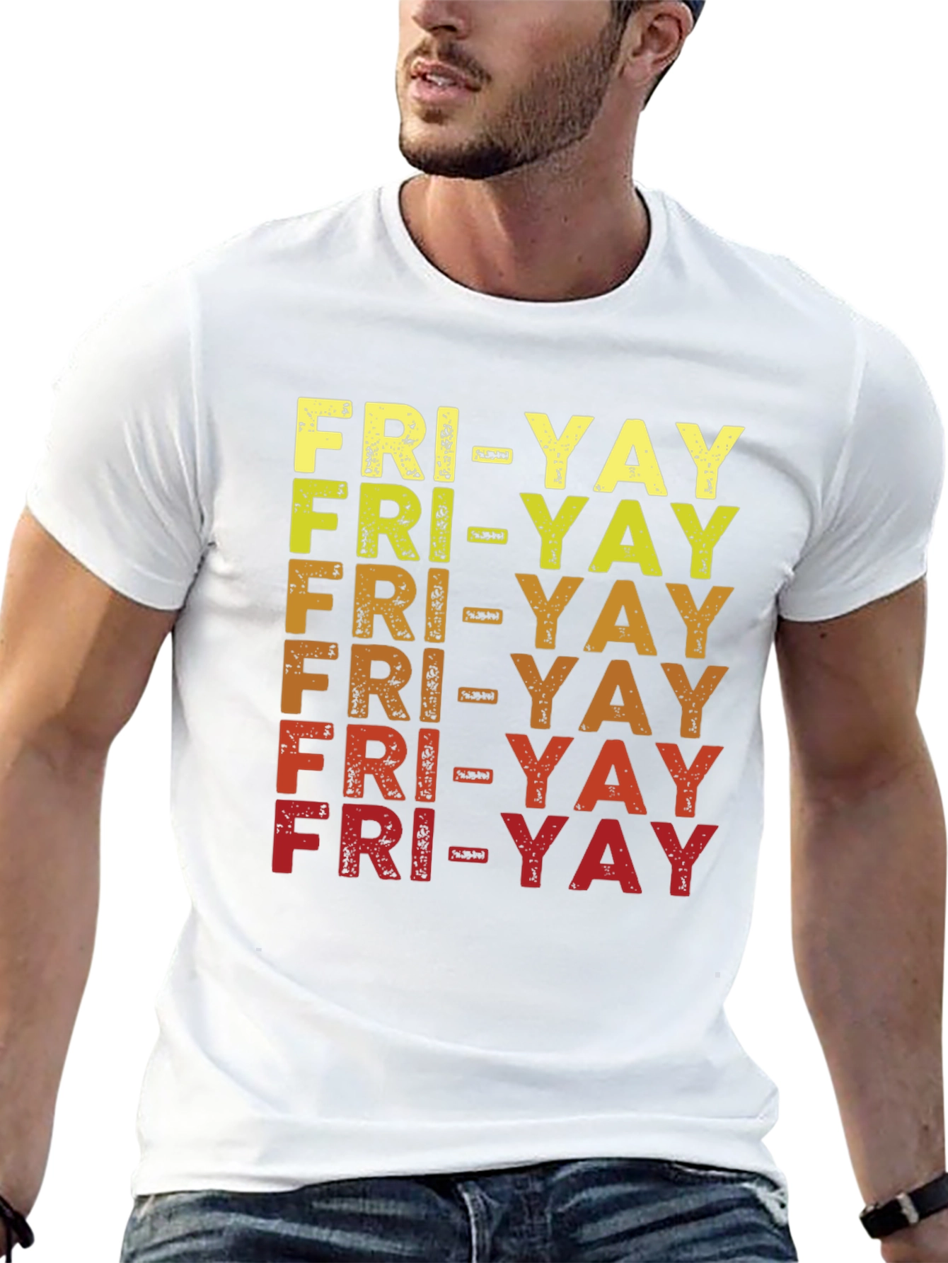Black Fun FRI-YAY T-Shirt  view 13