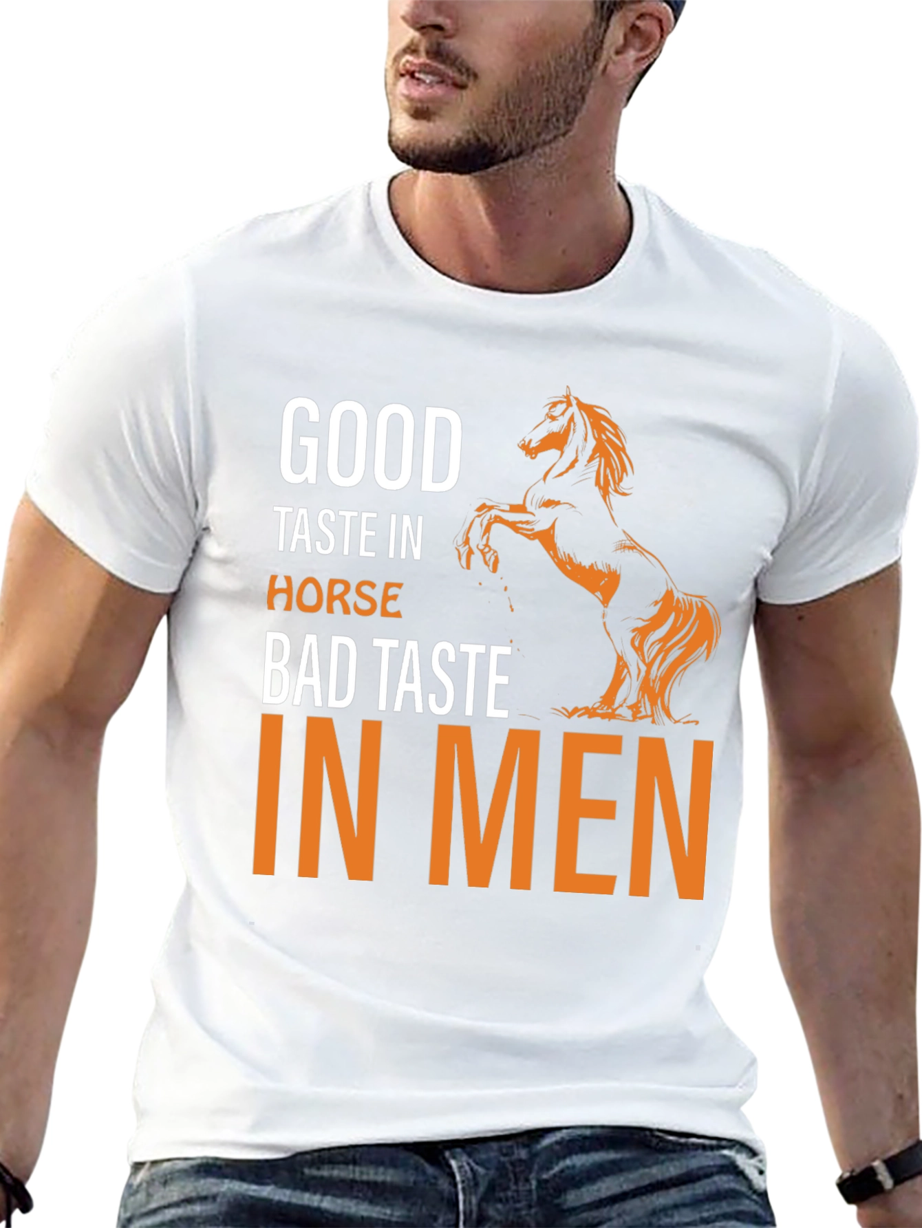 Black Humorous Horse Lover T-Shirt view 13