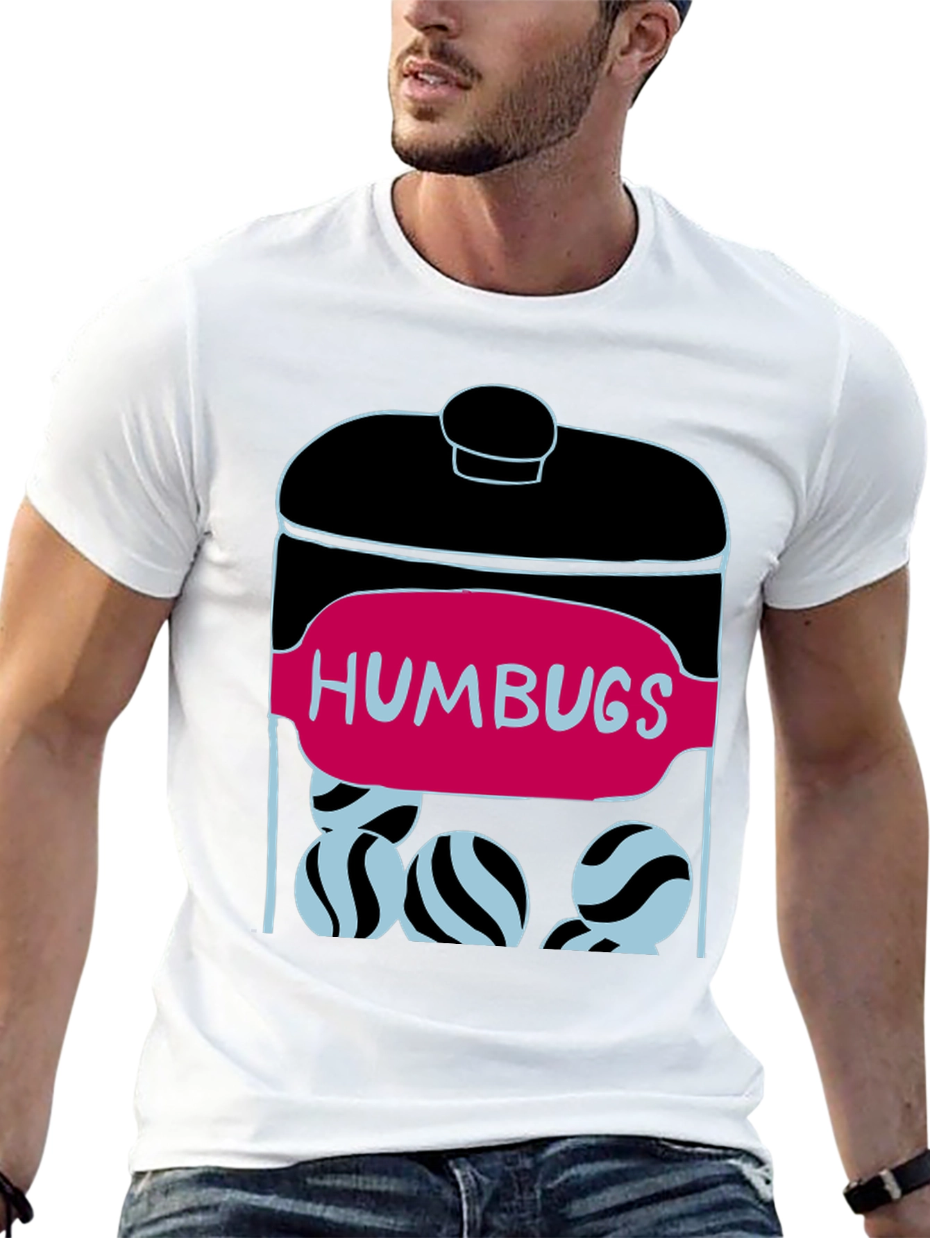 Black Humbugs Candy Jar T-Shirt view 13