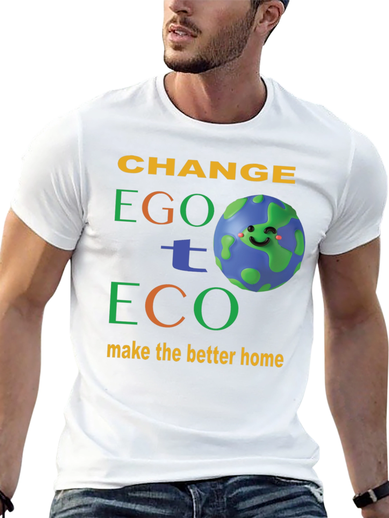 Change Ego to Eco Graphic T-Shirt - 13