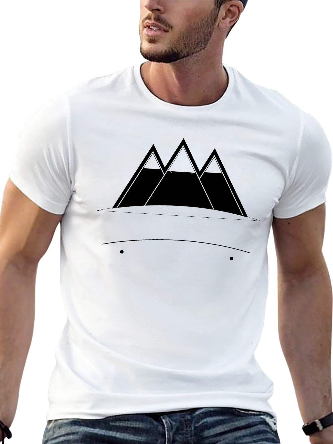 Black Mountain Peak Graphic T-Shirt - Adventure Ready view 13
