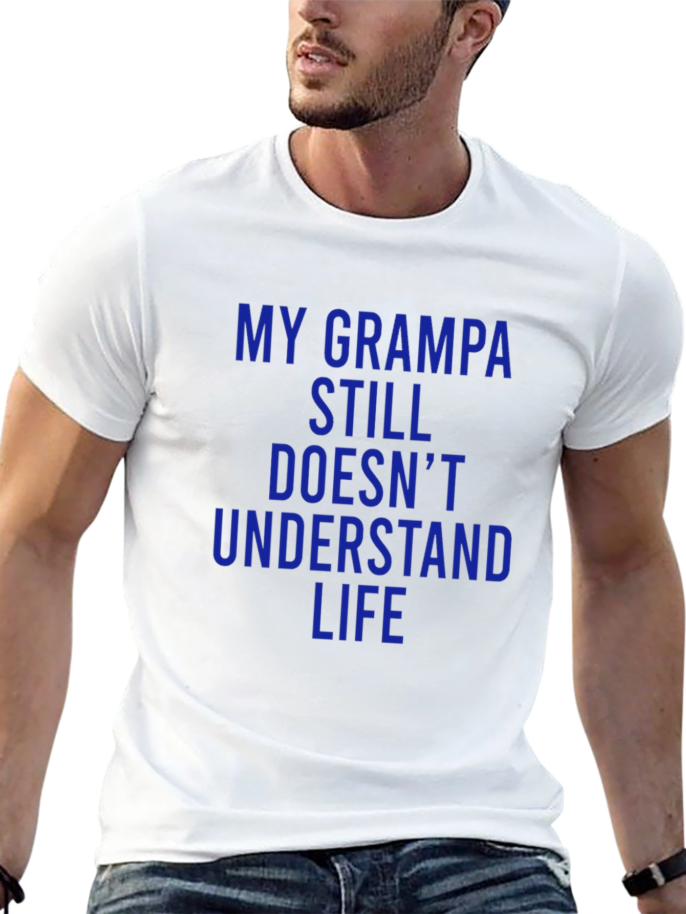 Black My Grampa T-Shirt - Funny Novelty Tee view 13