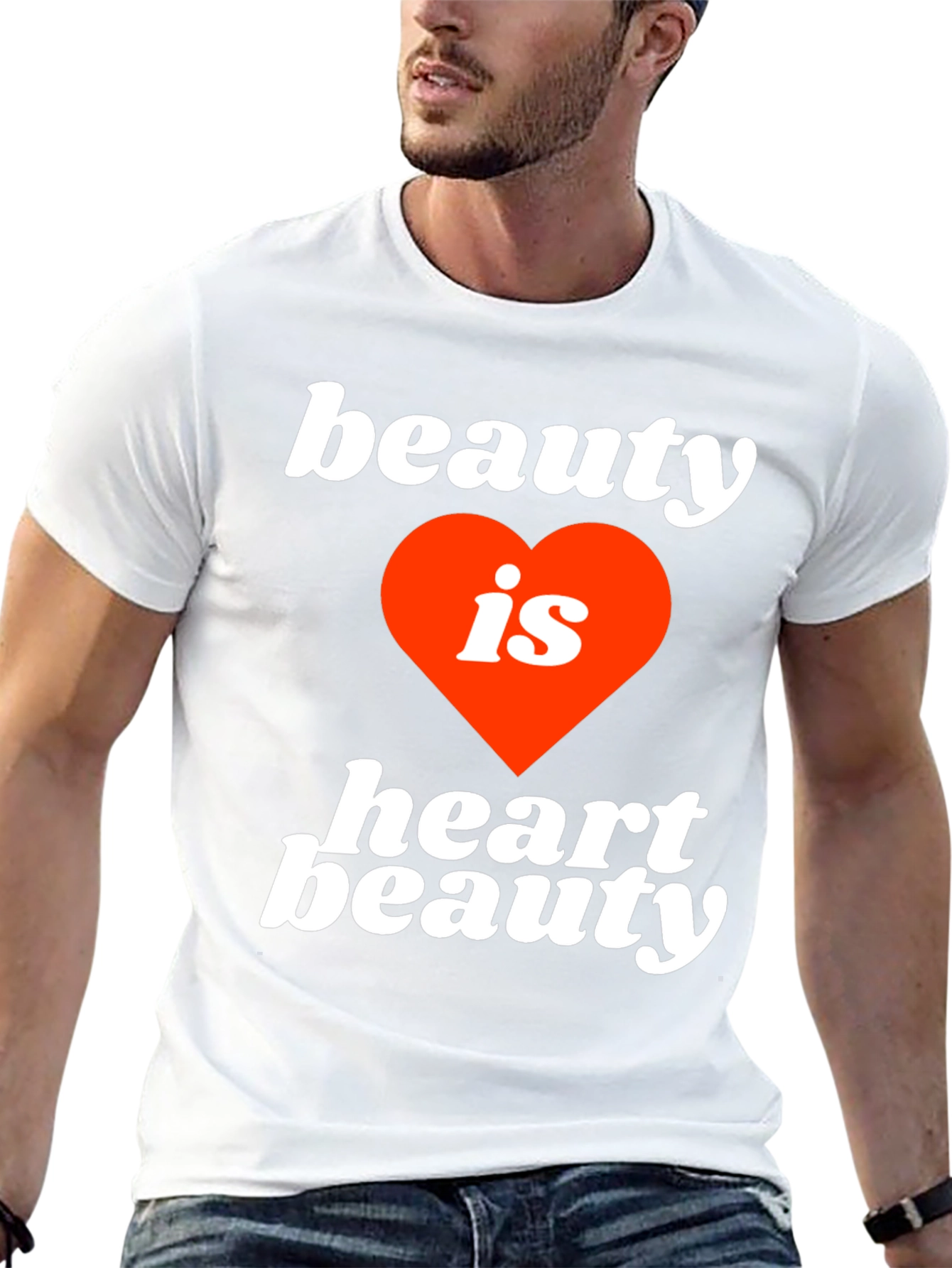 Black Beauty is Heart Beauty Graphic Tee - Soft Cotton Blend view 13