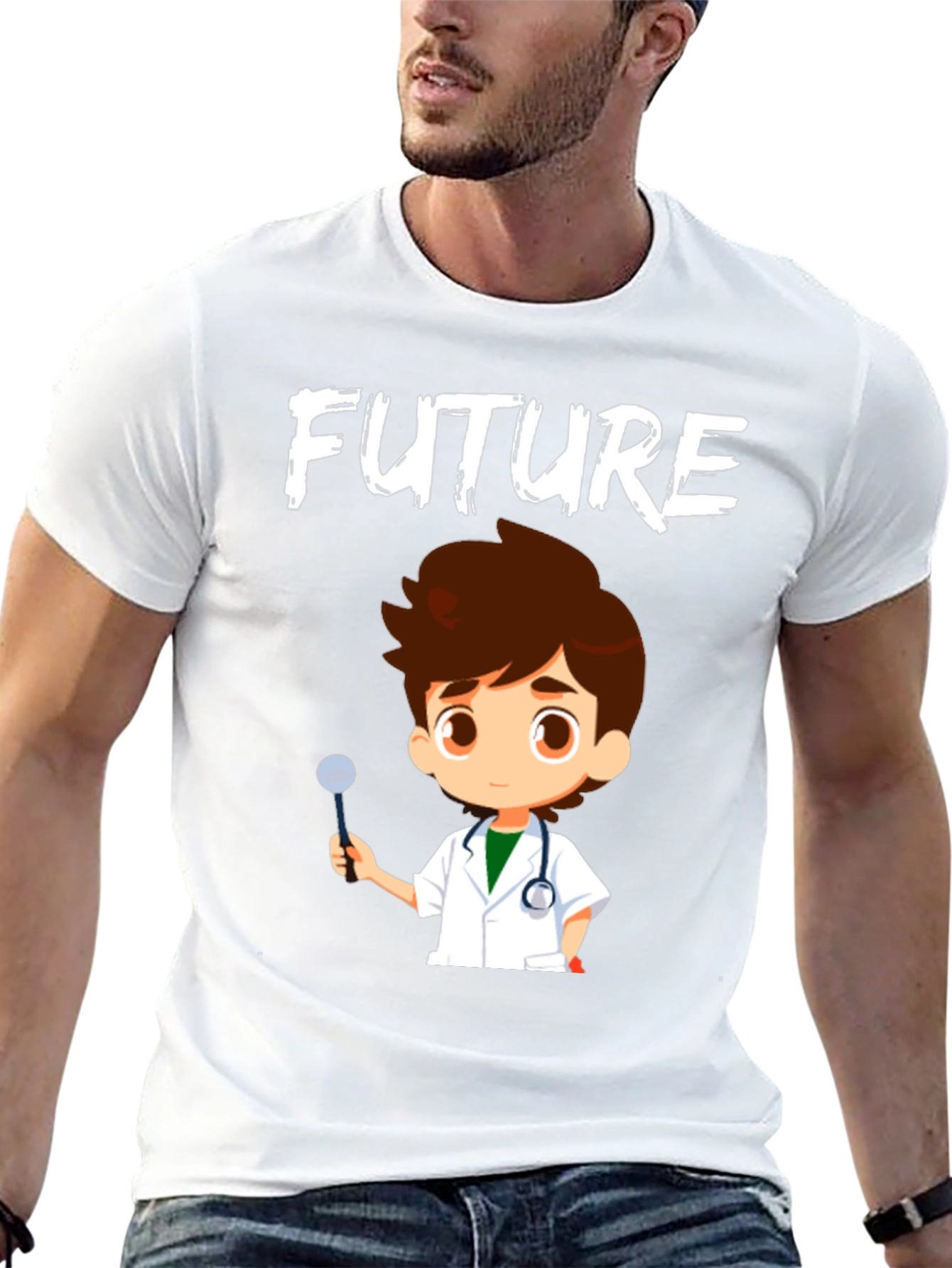 Black Future Dentist T-Shirt - Cute Cartoon Graphic view 13
