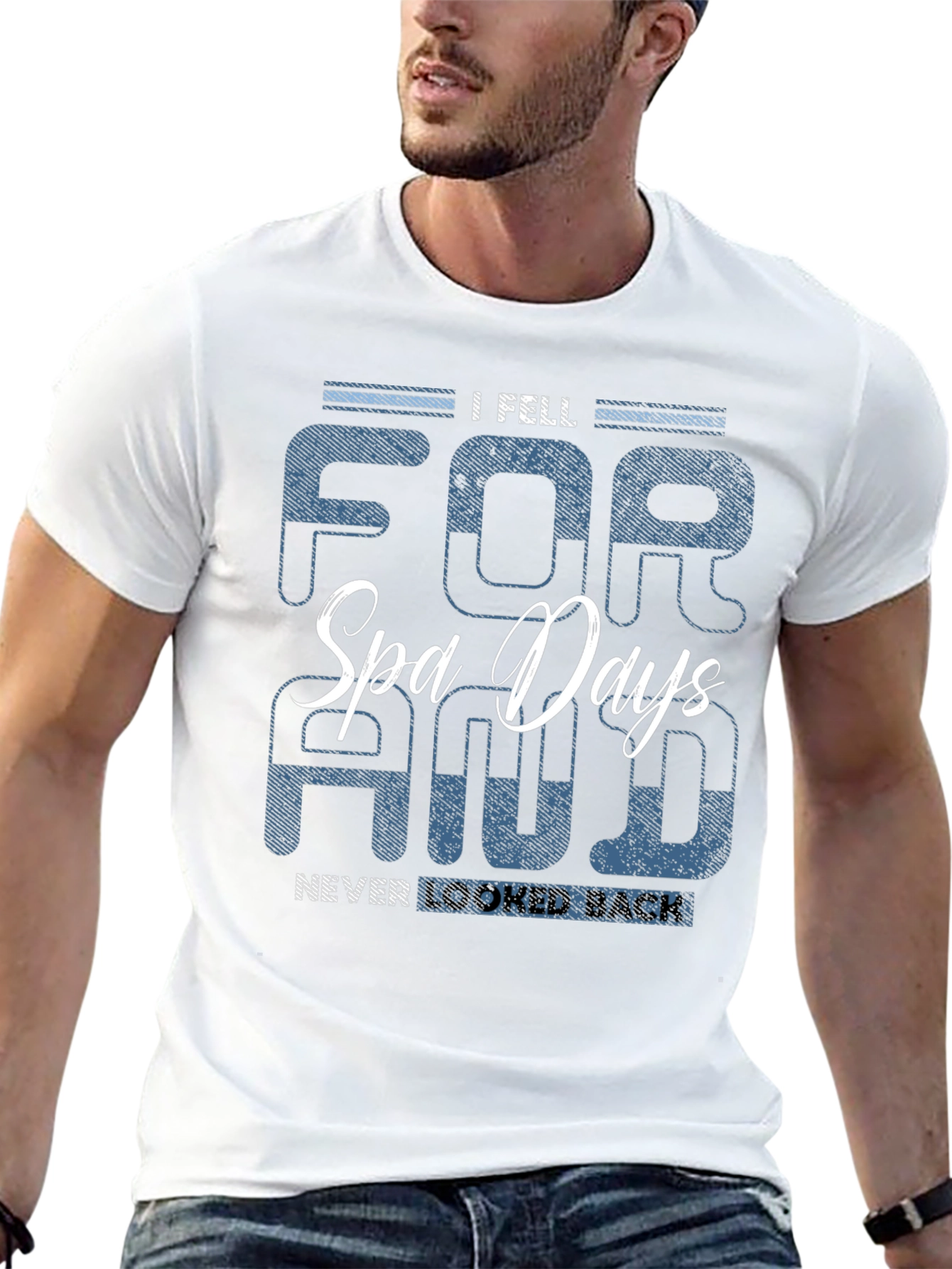 Black Spa Days T-Shirt -  I Fell For & Never Looked Back view 13