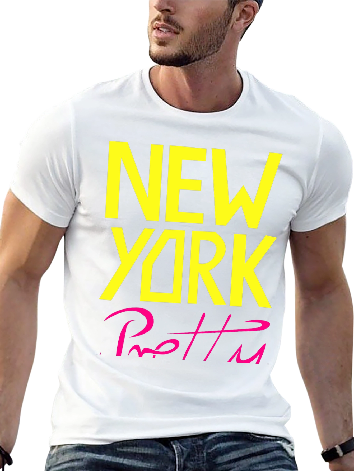 Black New York Pretty T-Shirt view 13