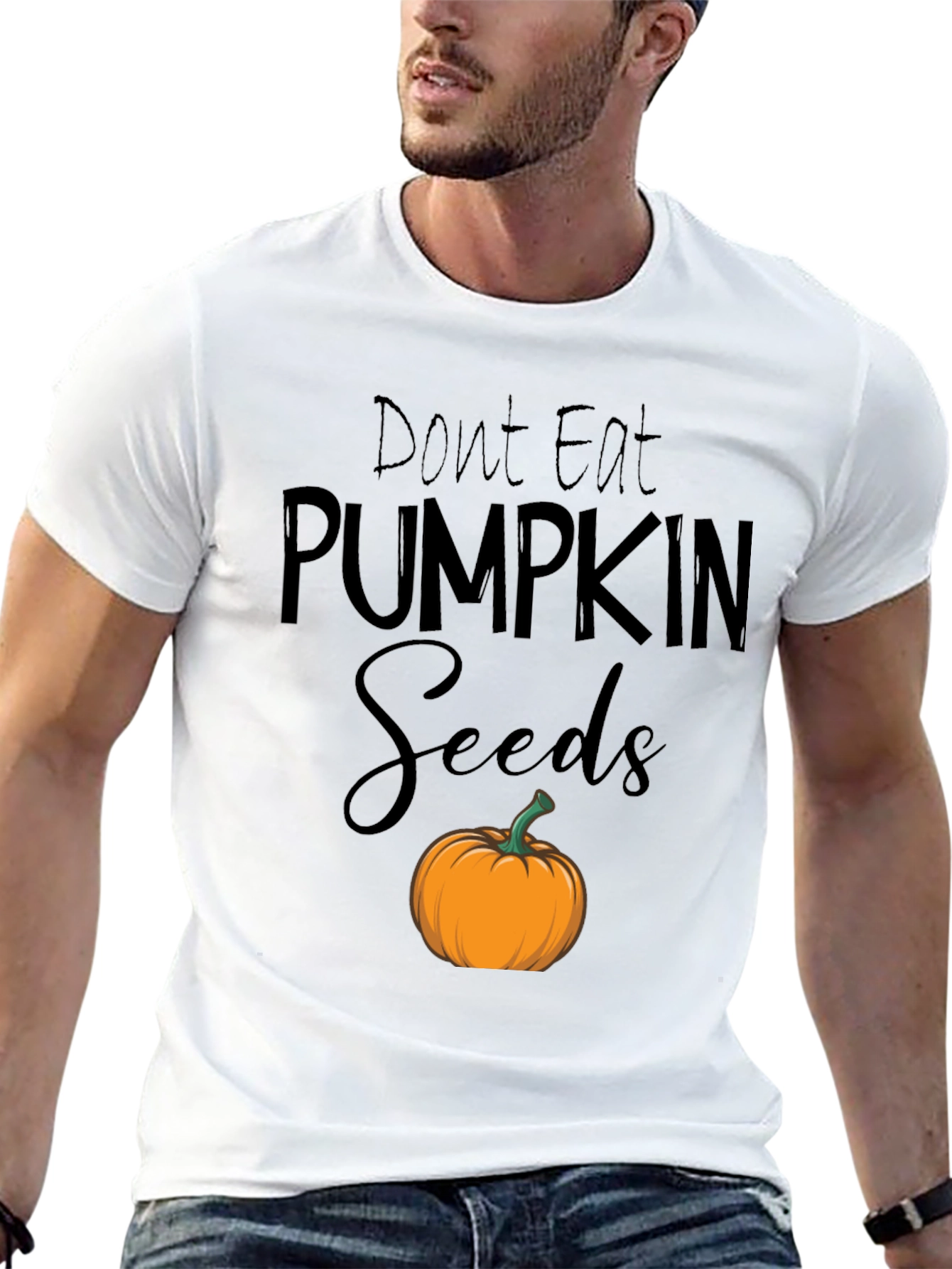 Black Don't Eat Pumpkin Seeds T-Shirt view 13