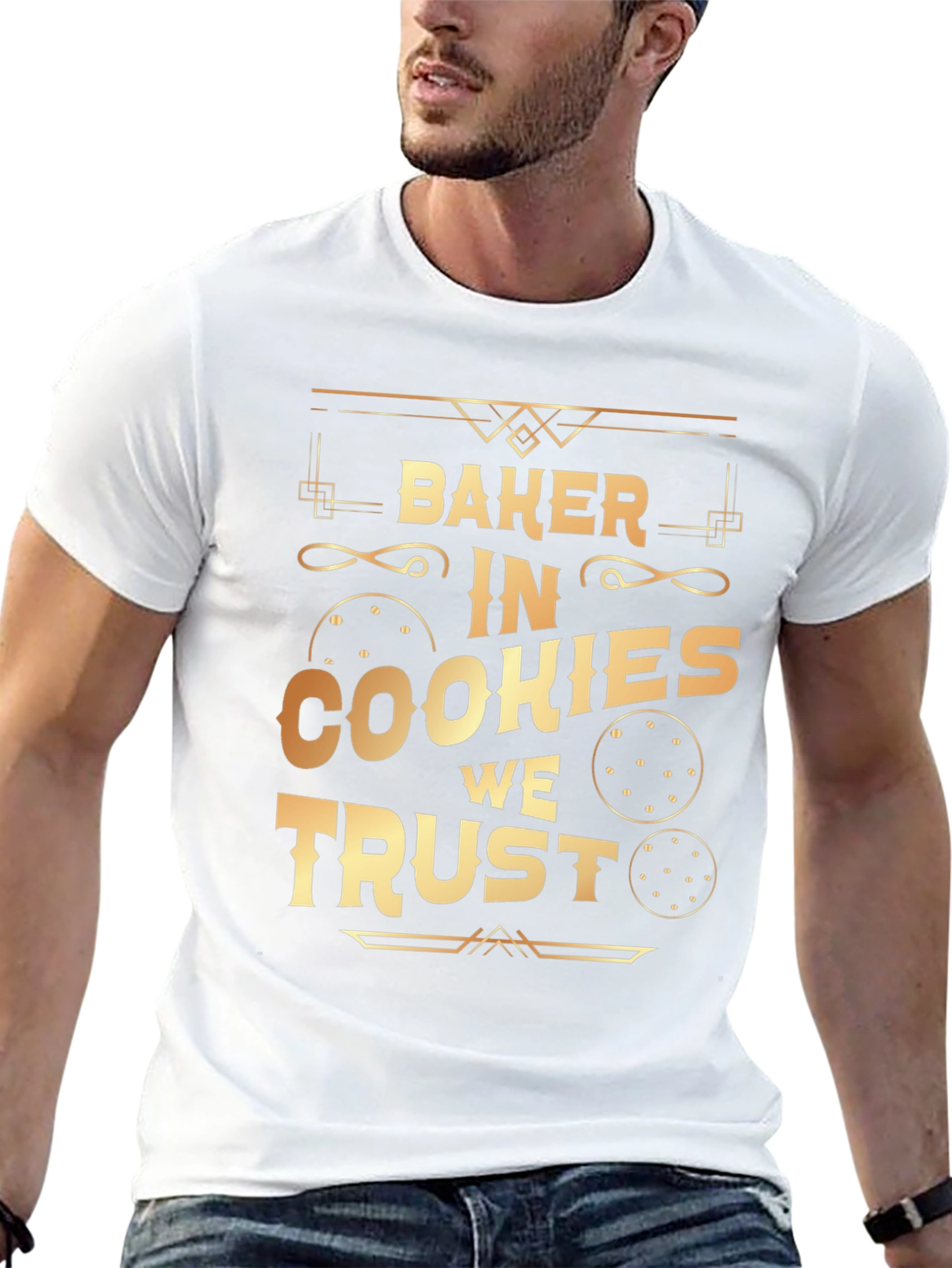 Black Baker In Cookies We Trust T-Shirt view 13