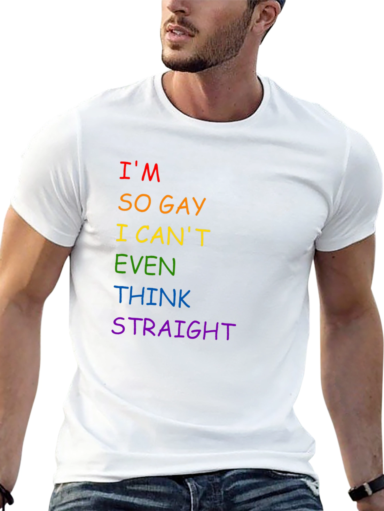 Black I'm So Gay T-Shirt - LGBTQ+ Pride Tee view 13