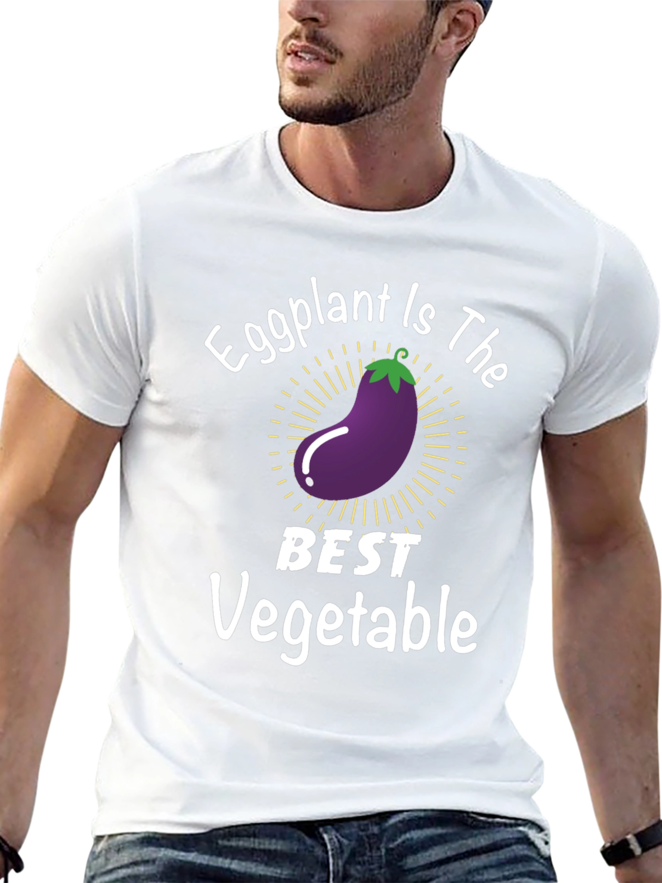 Black Eggplant is the Best Vegetable Graphic Tee view 13