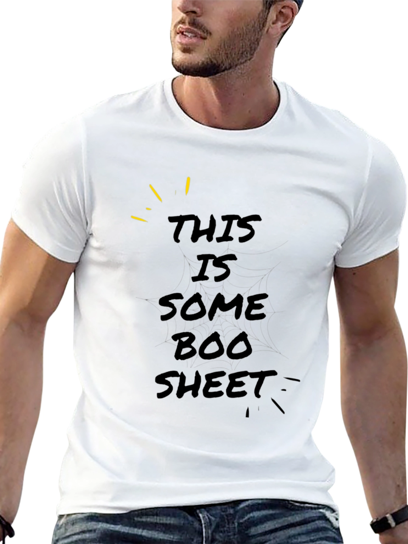 Black Boo Sheet Graphic T-Shirt view 13