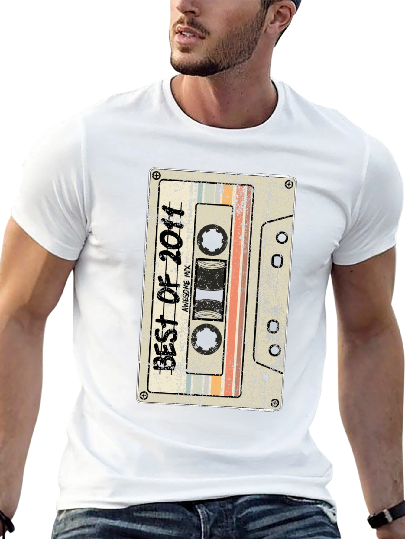Black Best of 2011 Cassette Tape Graphic Tee view 13