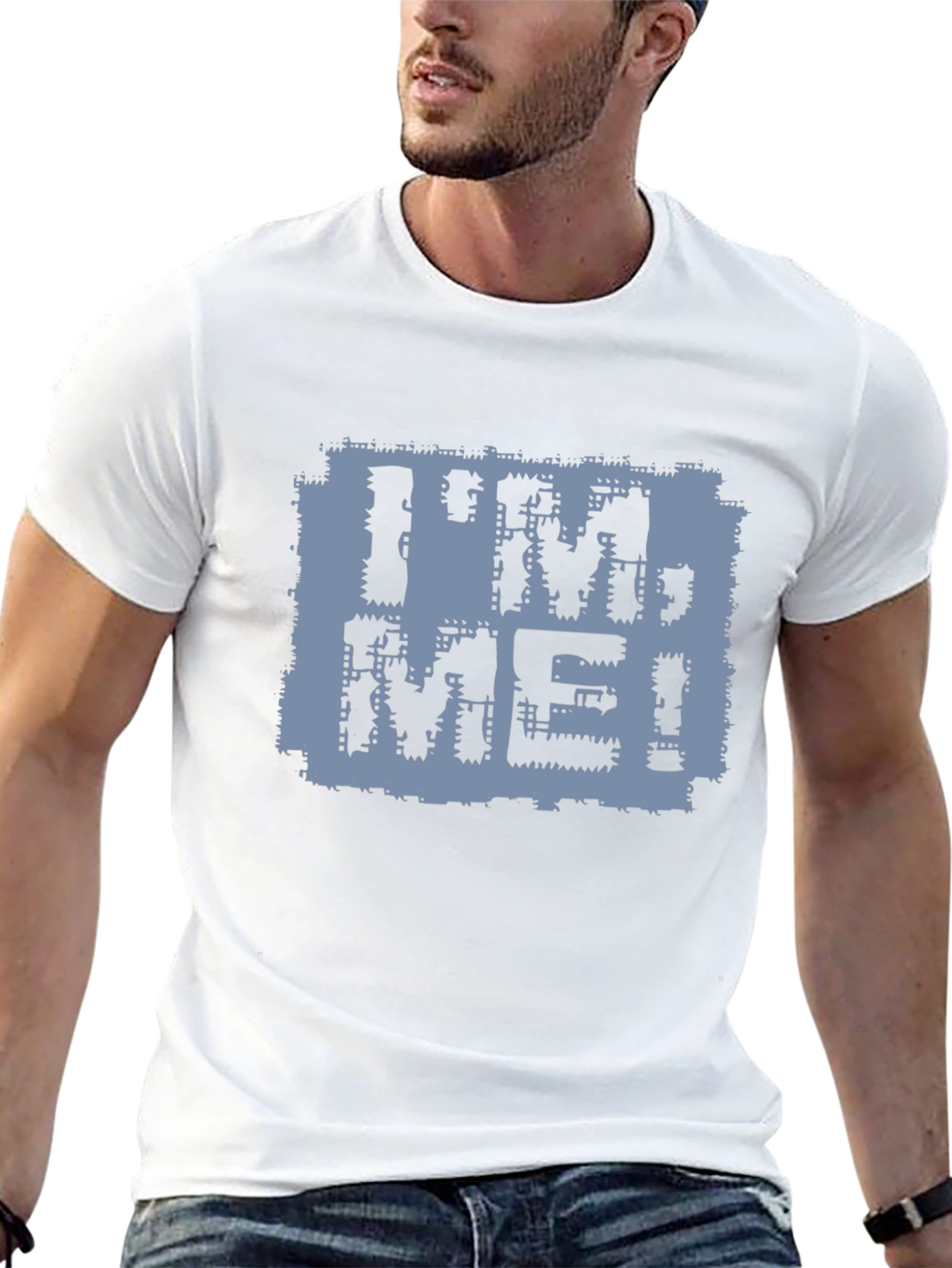 Black I'M ME! Graphic Black T-Shirt view 13